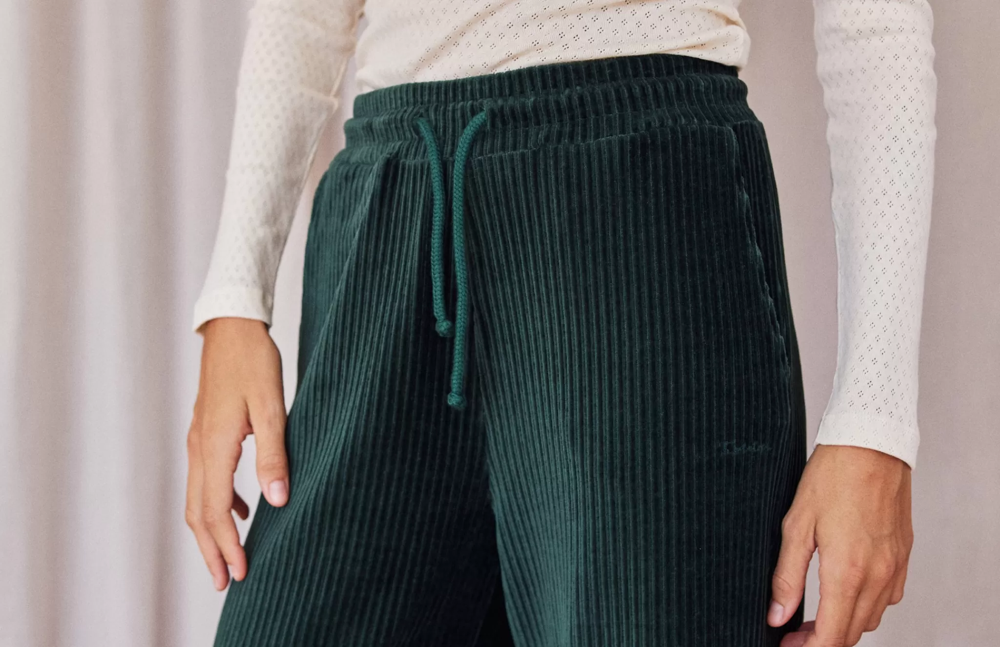 TWOTHIRDS Trousers-Abruka Vert Profond