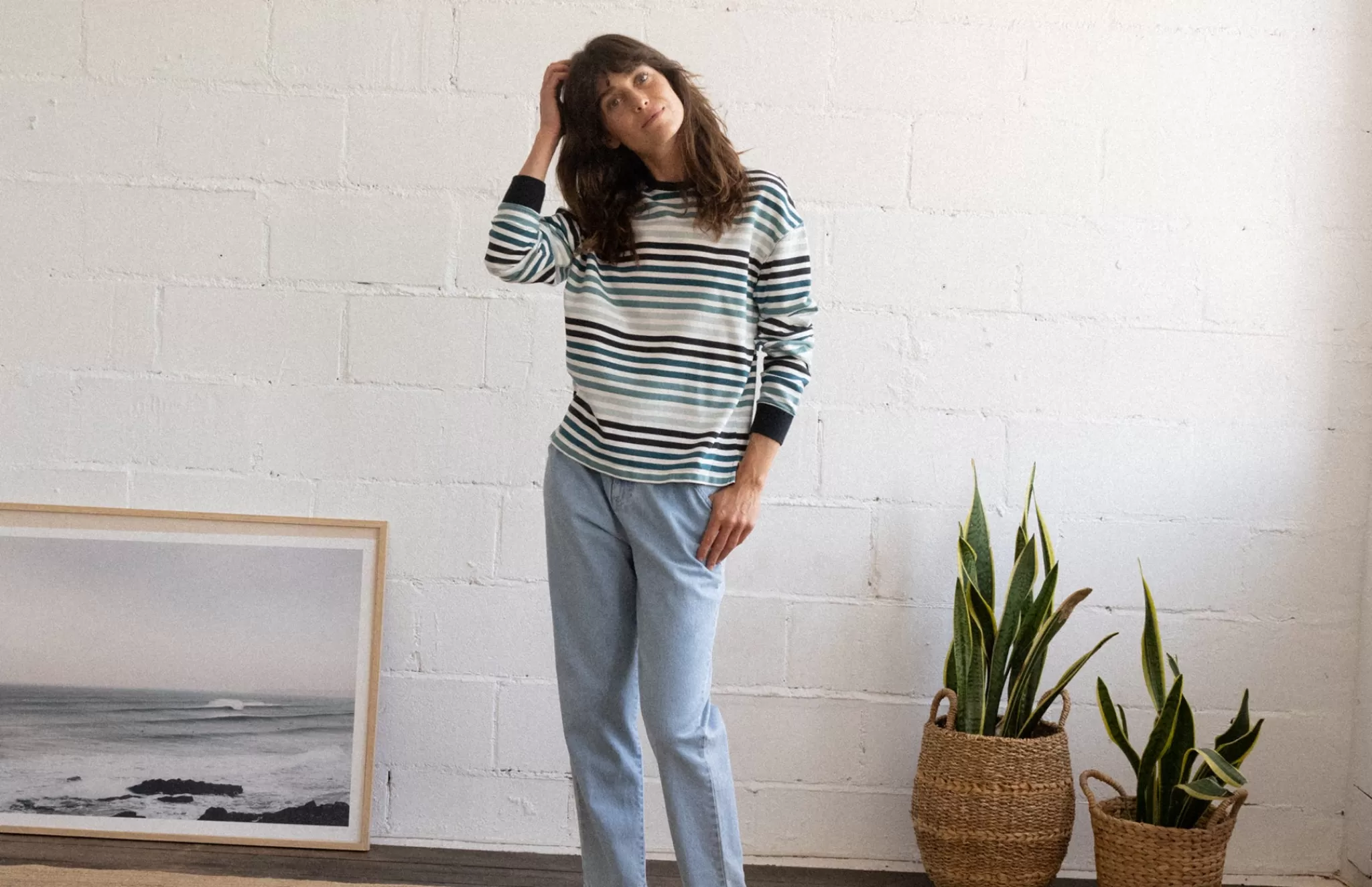 TWOTHIRDS Loungewear-Aksi Balsam Rayures Mixtes
