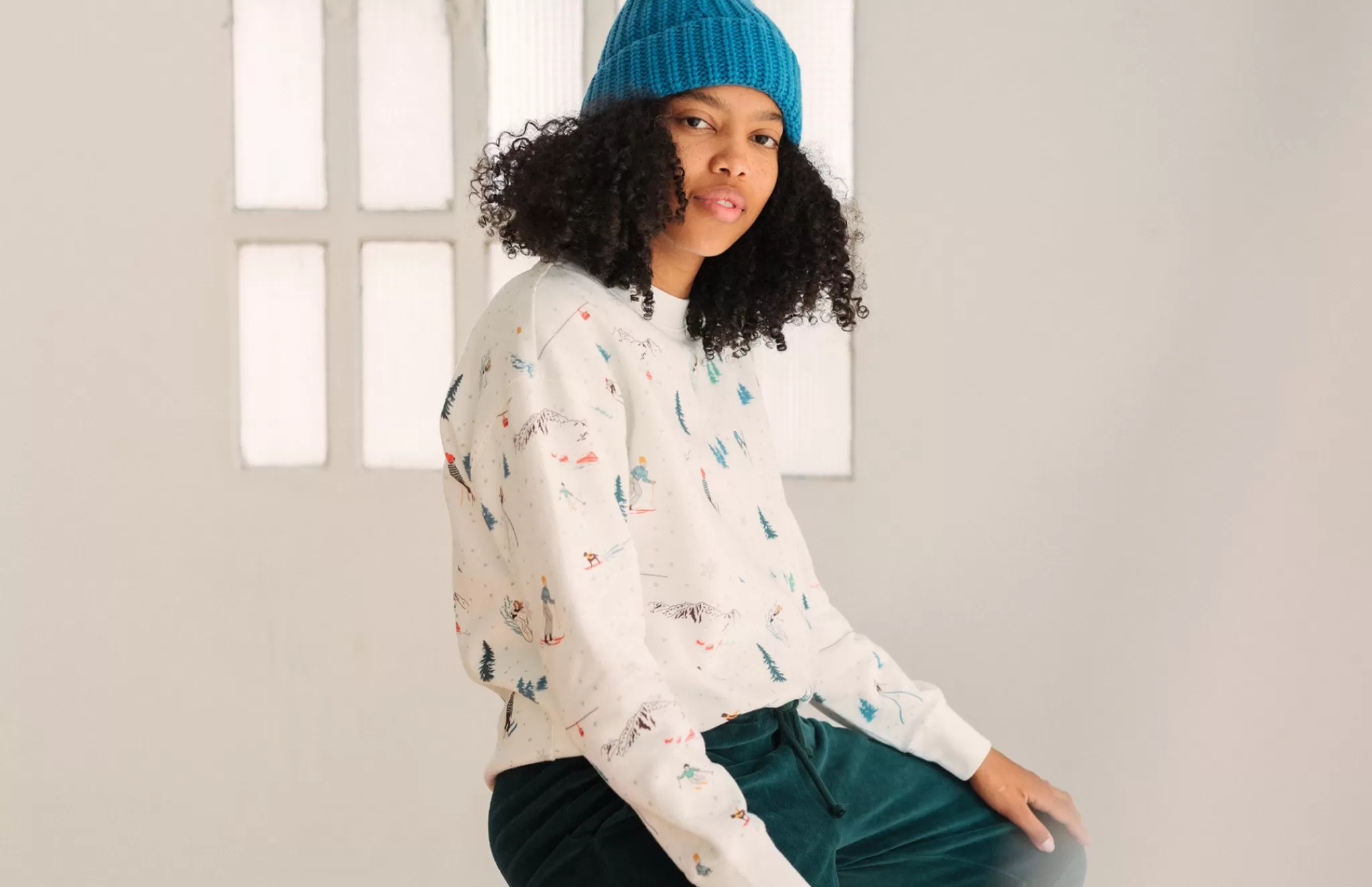 TWOTHIRDS Sweatshirts-Altazine Paysage D'Hiver