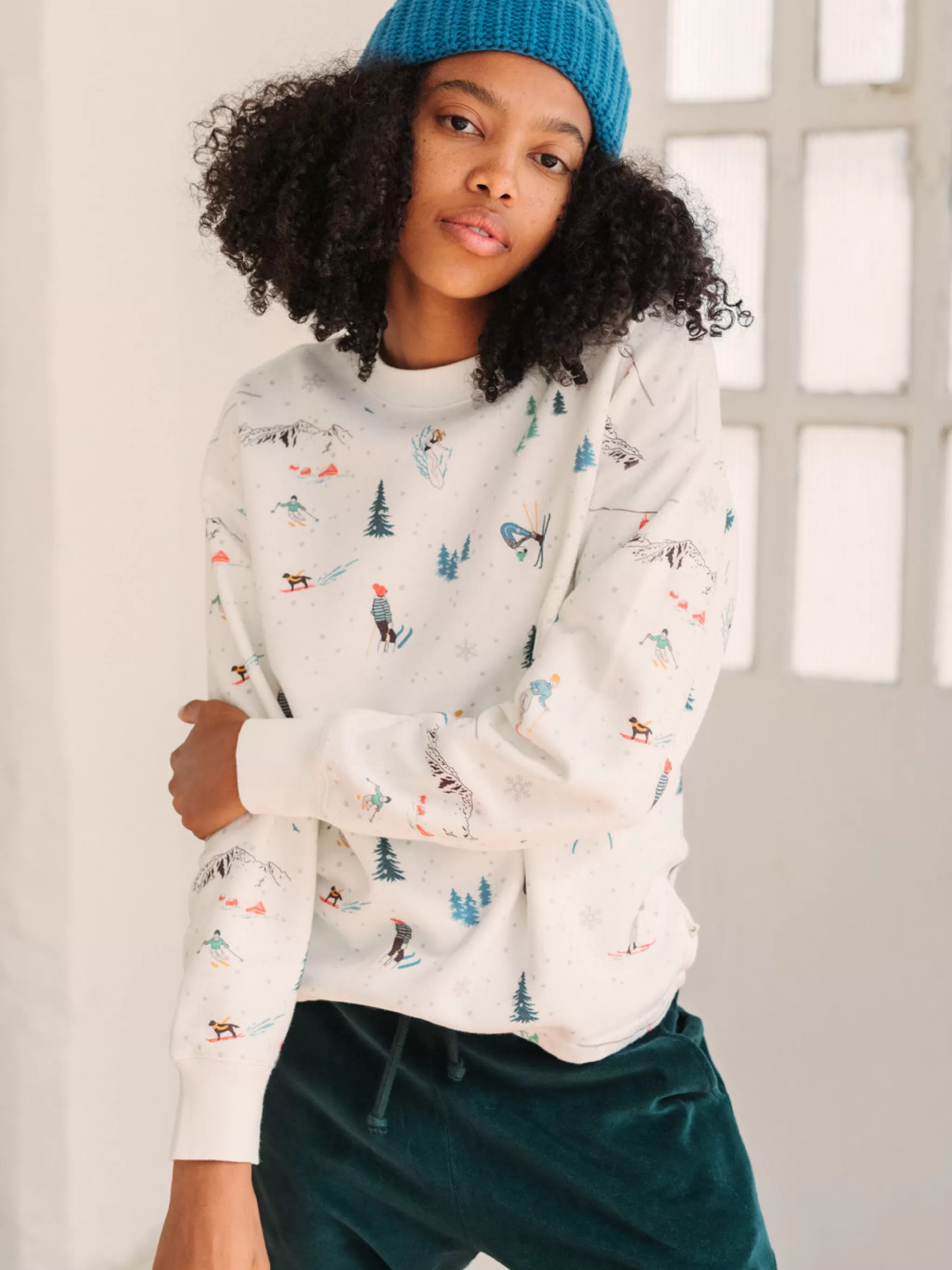 TWOTHIRDS Sweatshirts-Altazine Paysage D'Hiver