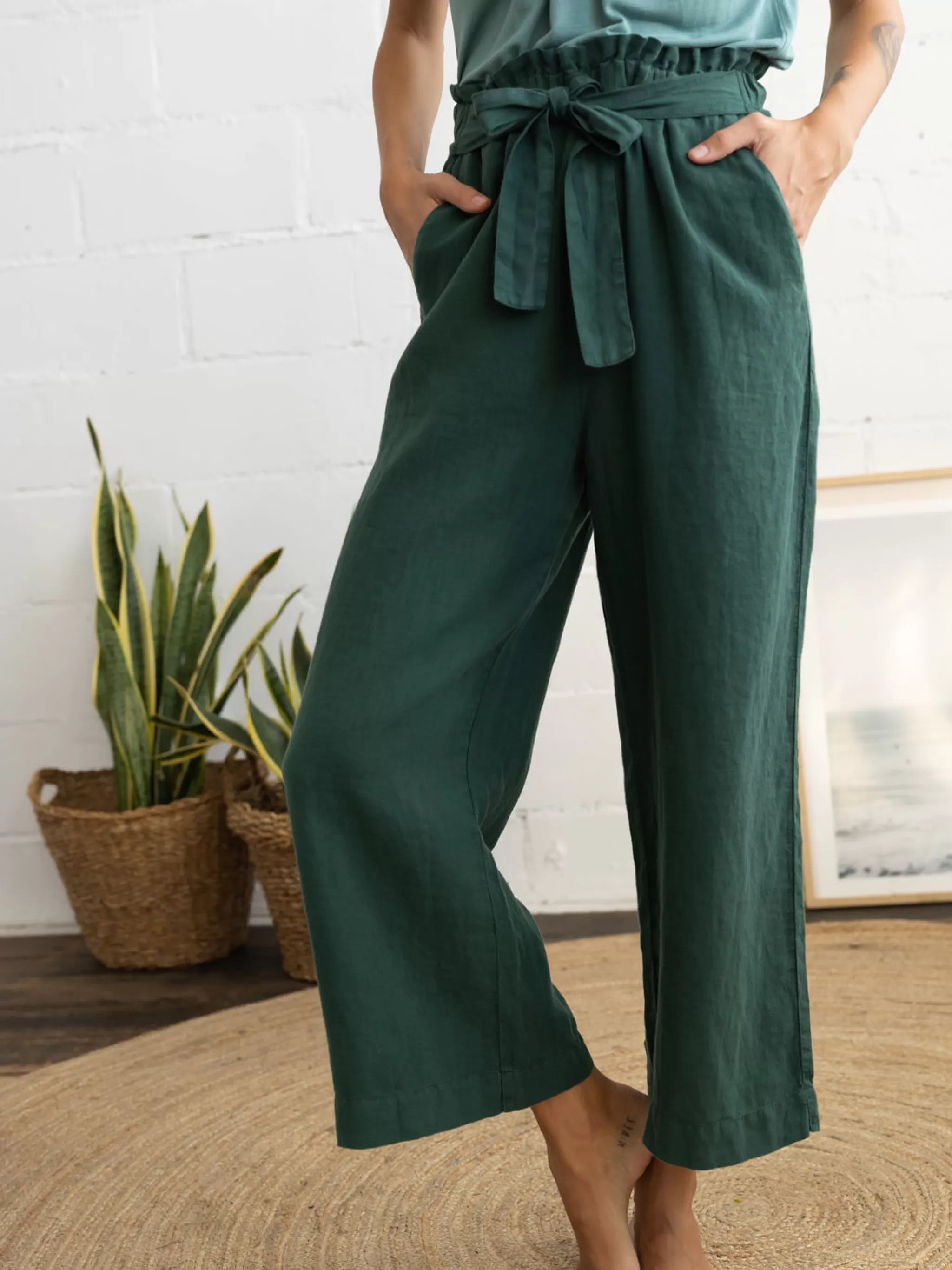 TWOTHIRDS Trousers-Anchietta Pin Fume