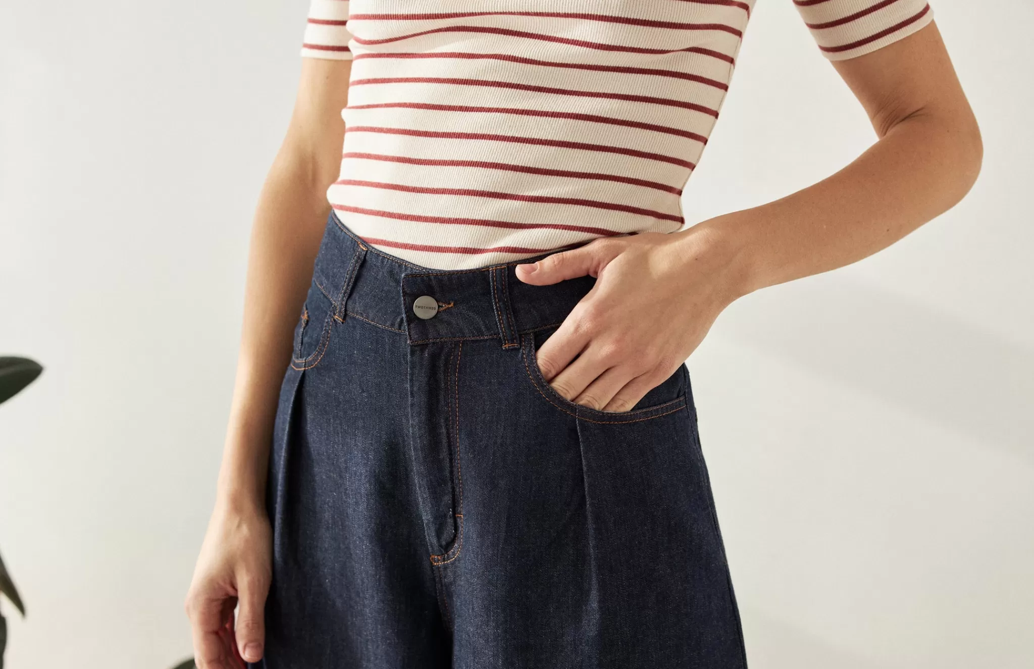 TWOTHIRDS Trousers-Ange Bleu Fonce