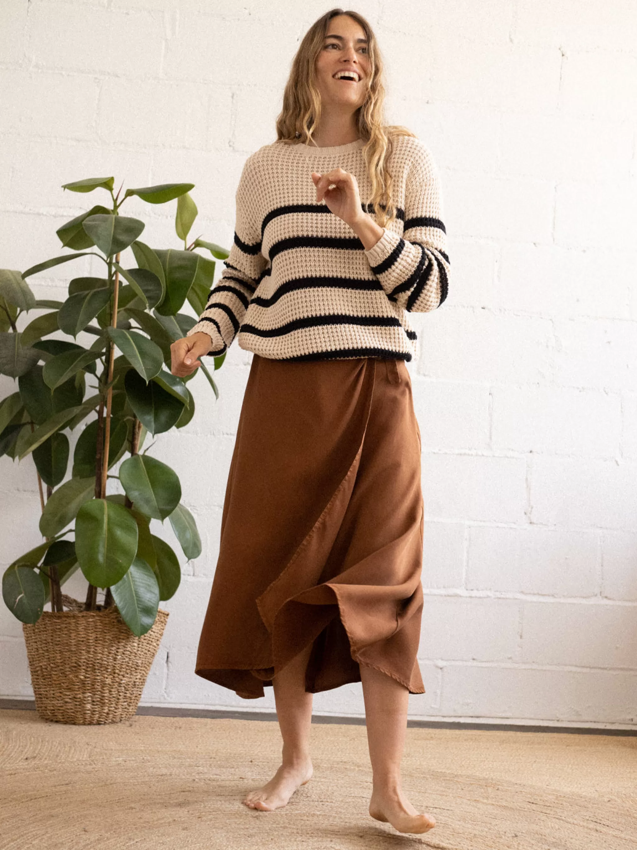 TWOTHIRDS Skirts-Angoche Vieil Or