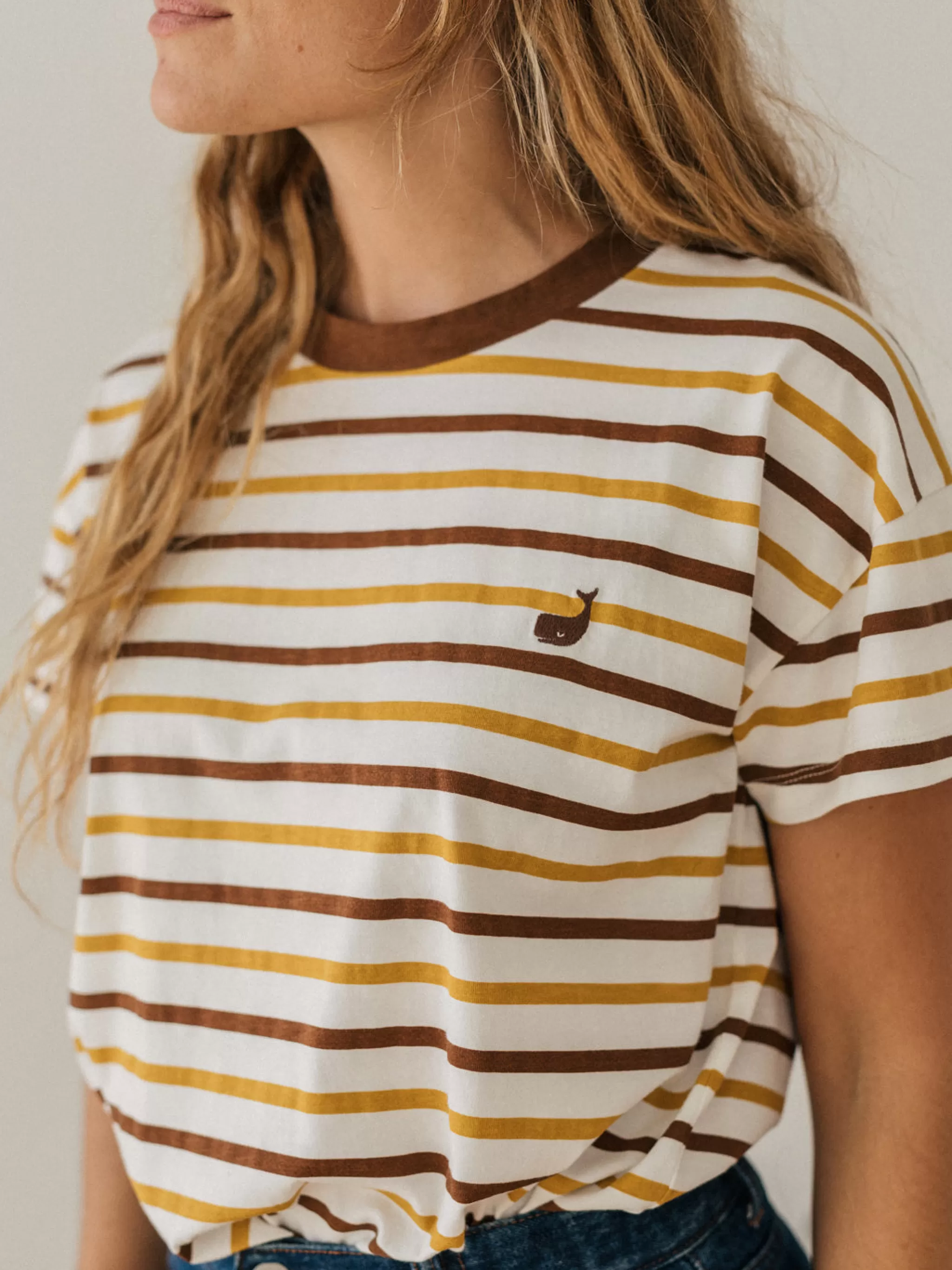 TWOTHIRDS Tops-Apiao Rayures Retro
