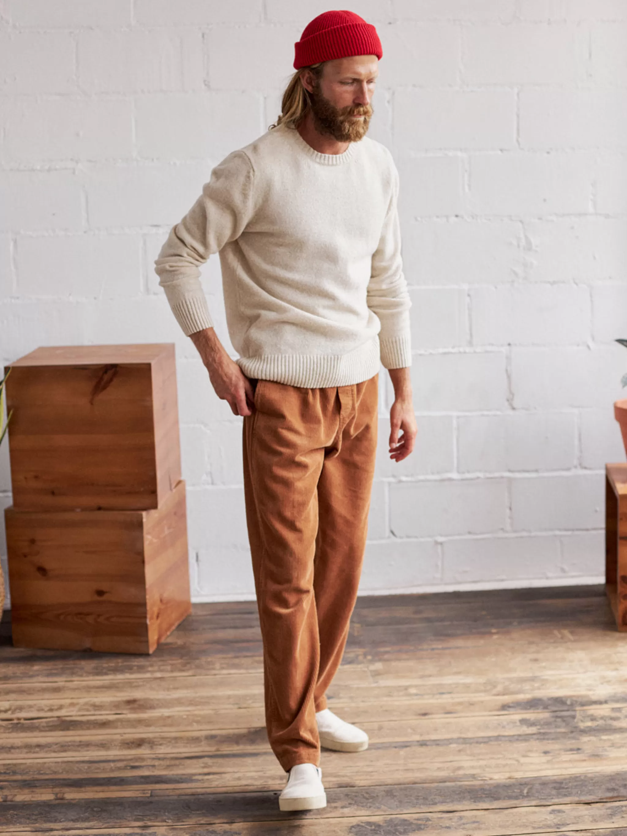 TWOTHIRDS Trousers-Apolima Toast De Chameau