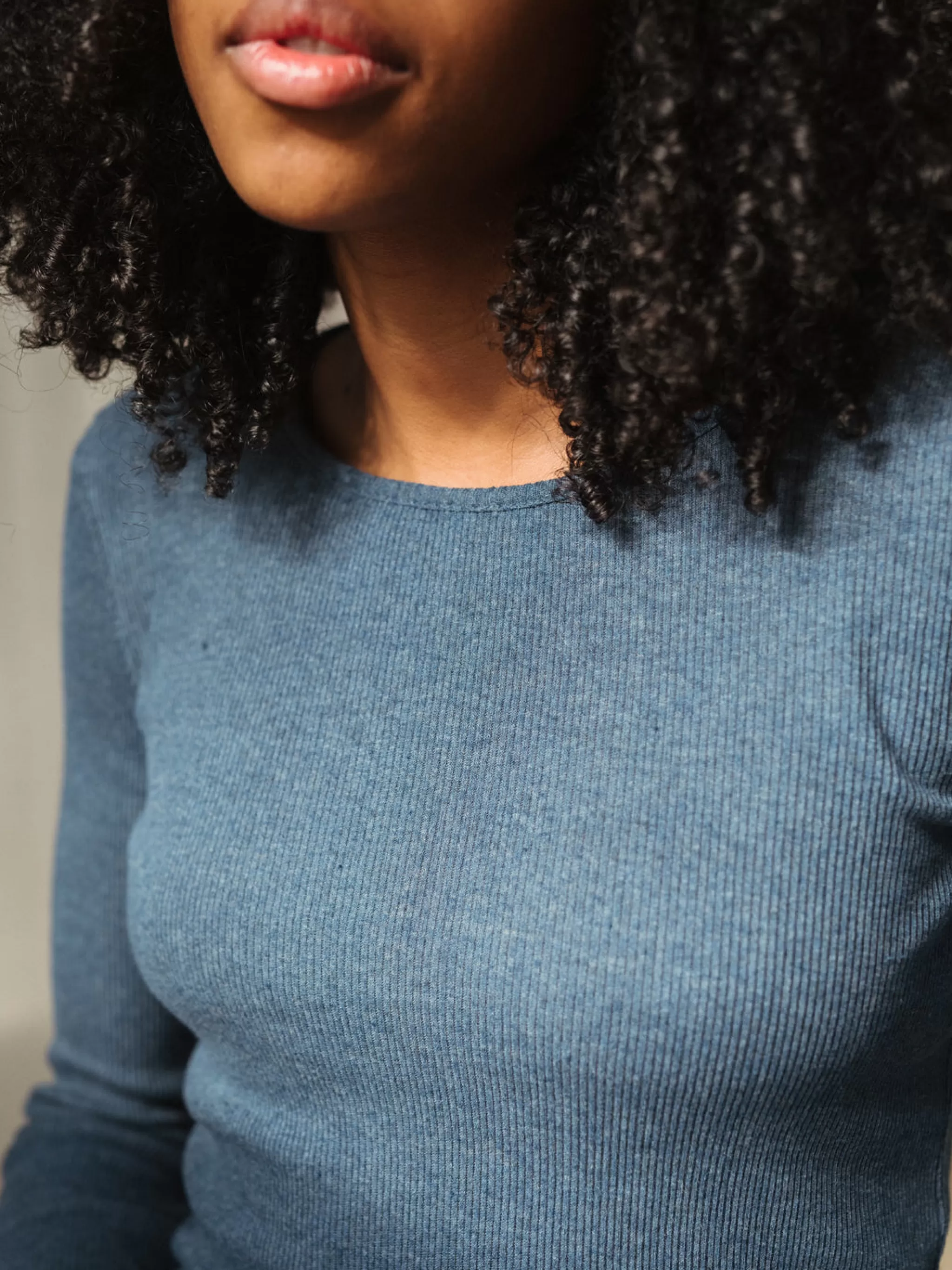 TWOTHIRDS Tops-Arran Bijou Bleu