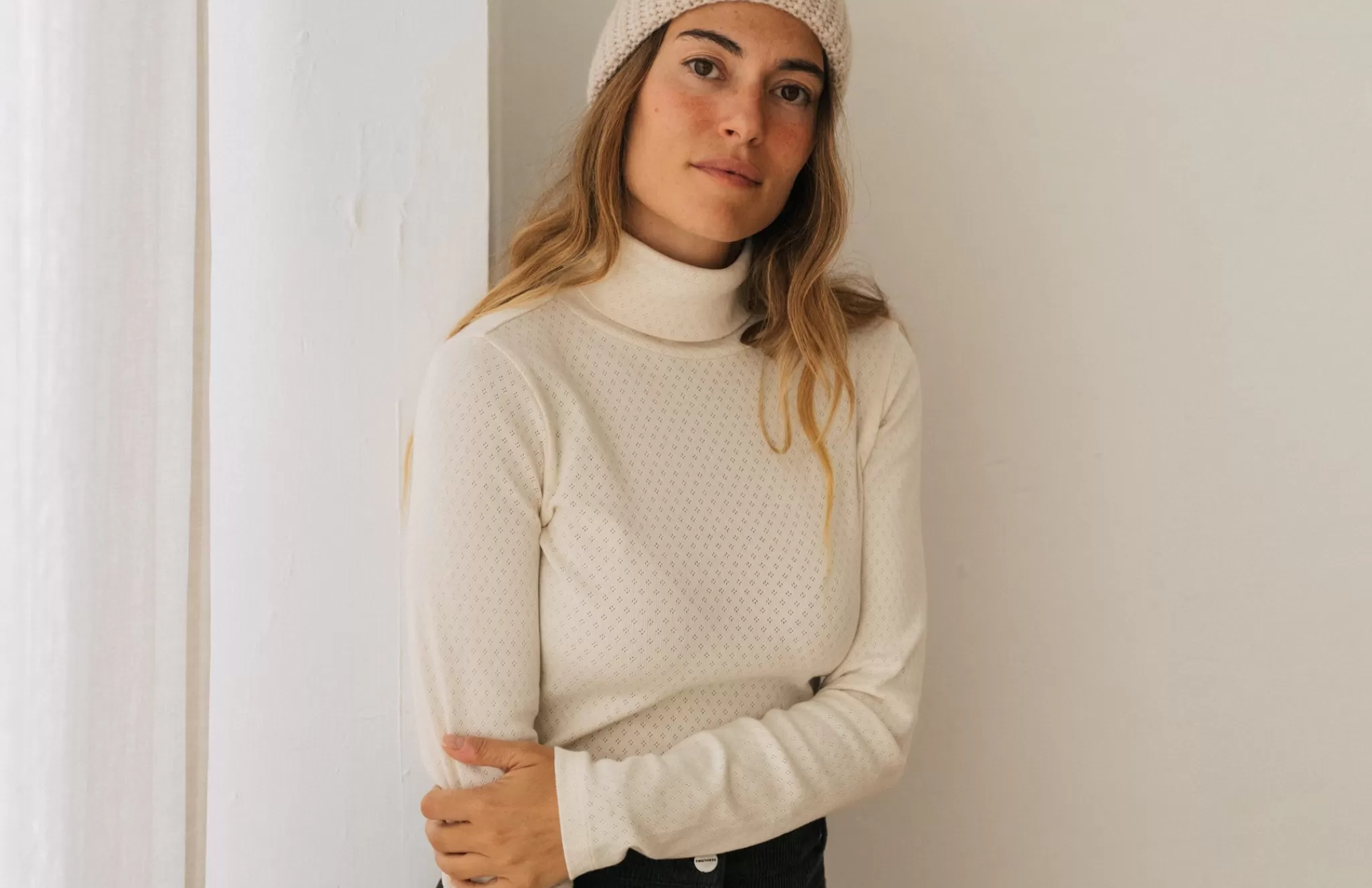 TWOTHIRDS Tops-Atenne Ecru