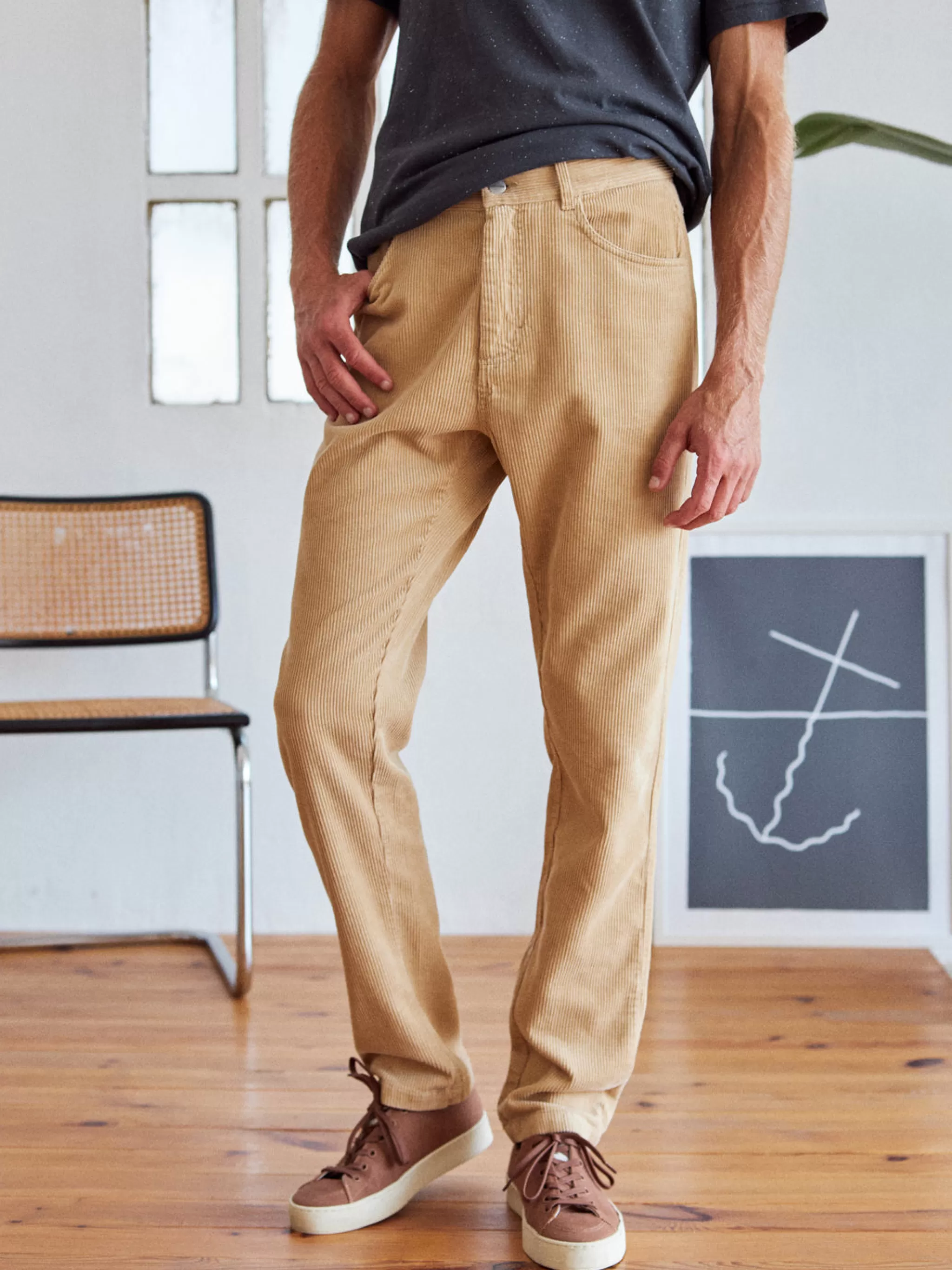 TWOTHIRDS Trousers-Balavu Latte