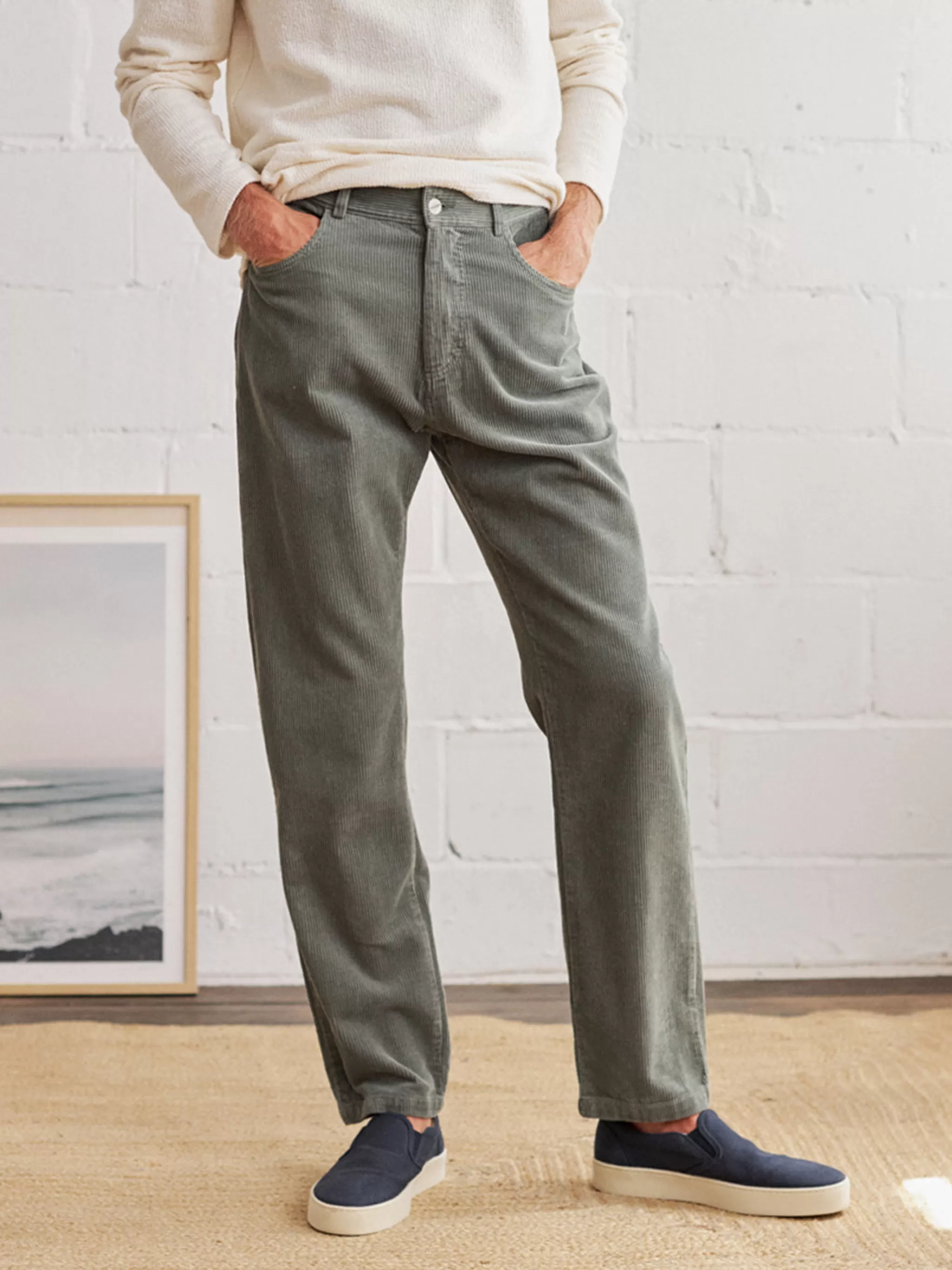 TWOTHIRDS Trousers-Balavu Agave Vert