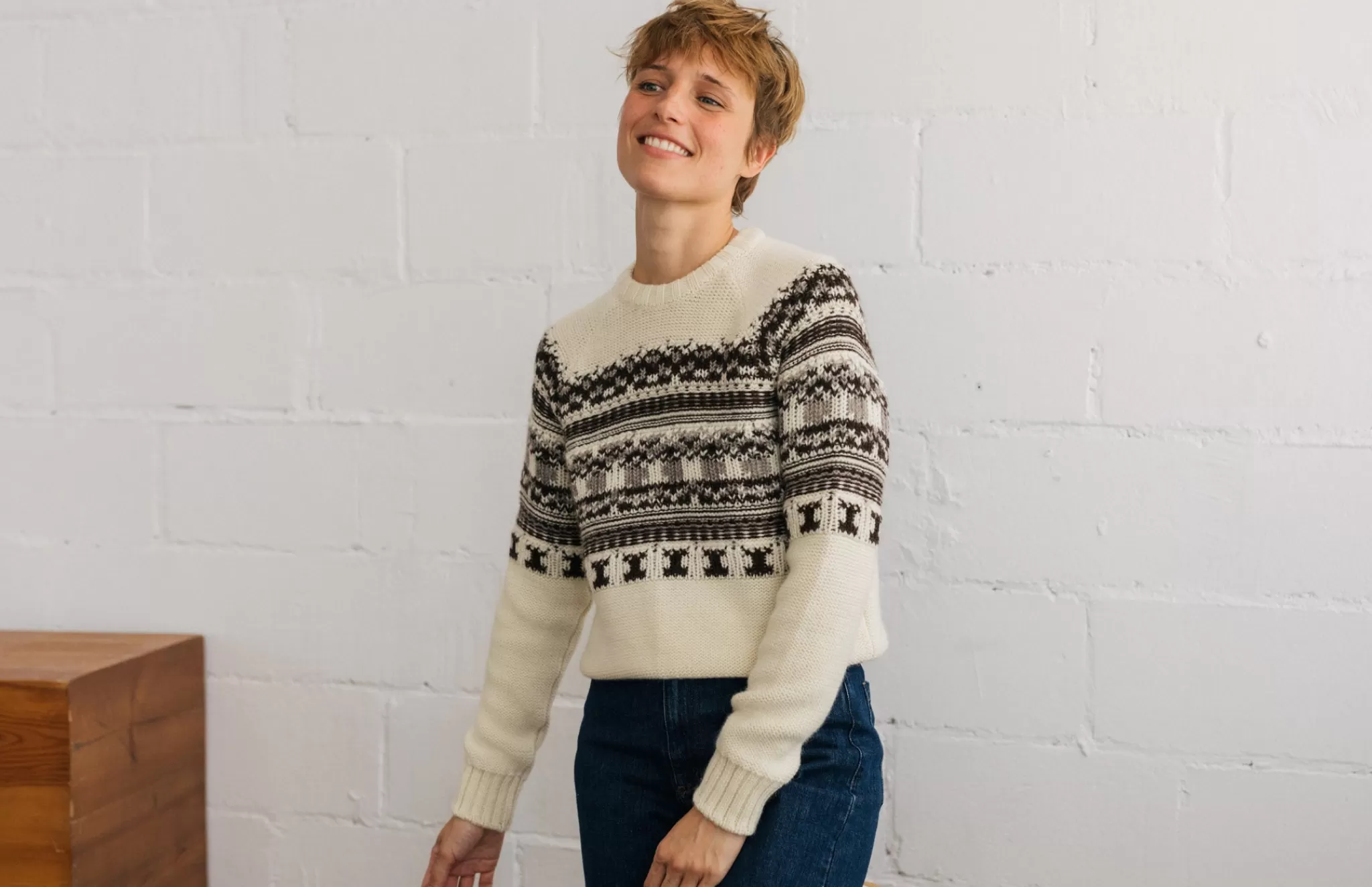 TWOTHIRDS Knits-Banten Naturel