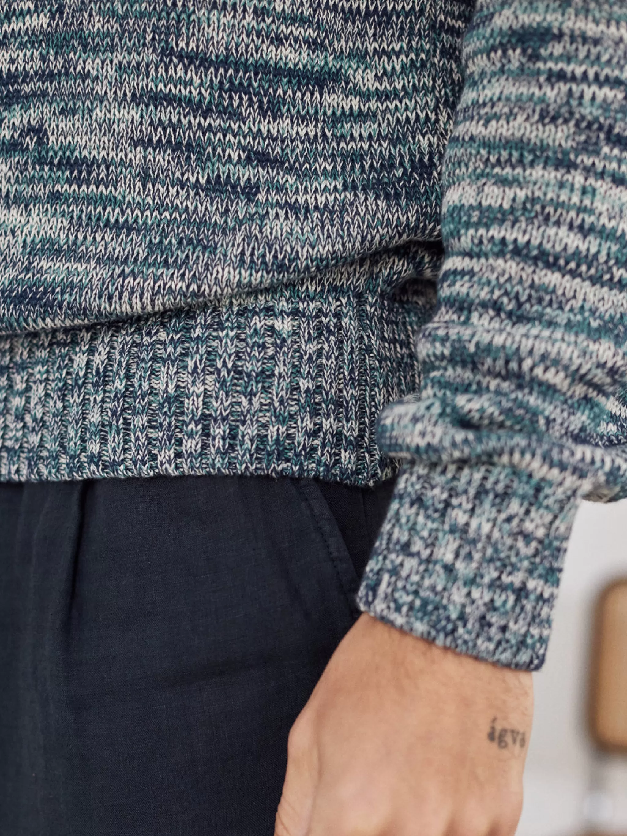 TWOTHIRDS Knits-Beliche Bleu Melange
