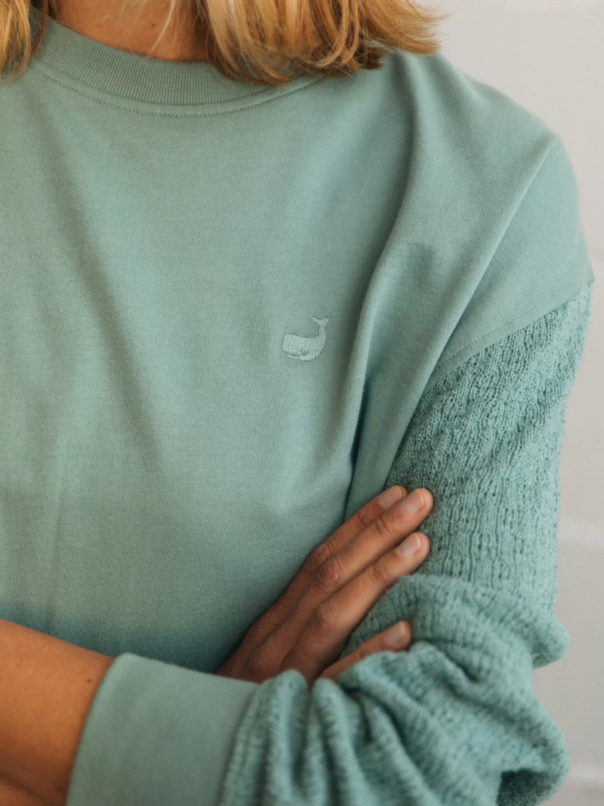 TWOTHIRDS Sweatshirts-Bennett Vert Tendre