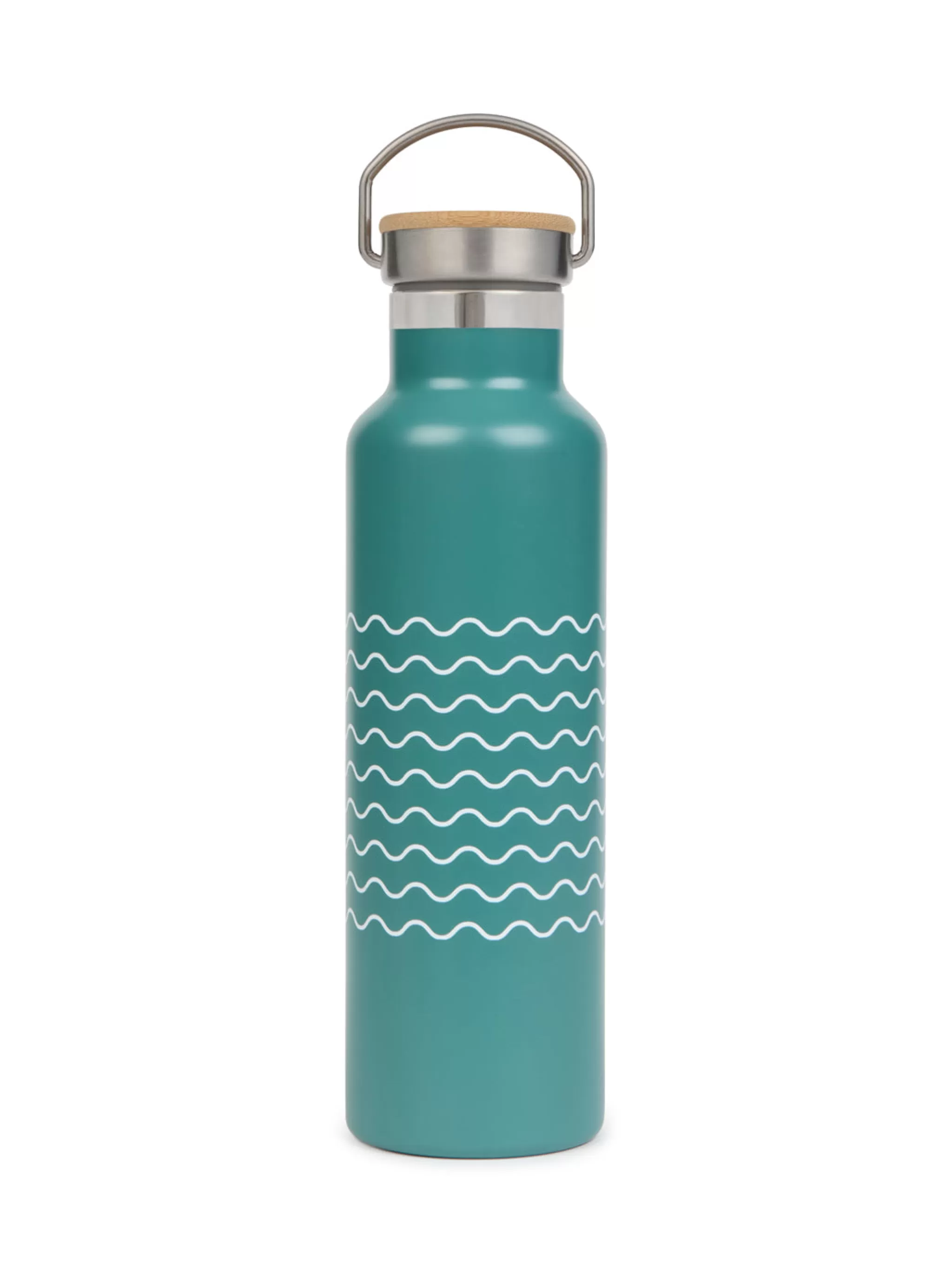 TWOTHIRDS Bouteilles-Bouteille Thermo Vagues Sarcelle