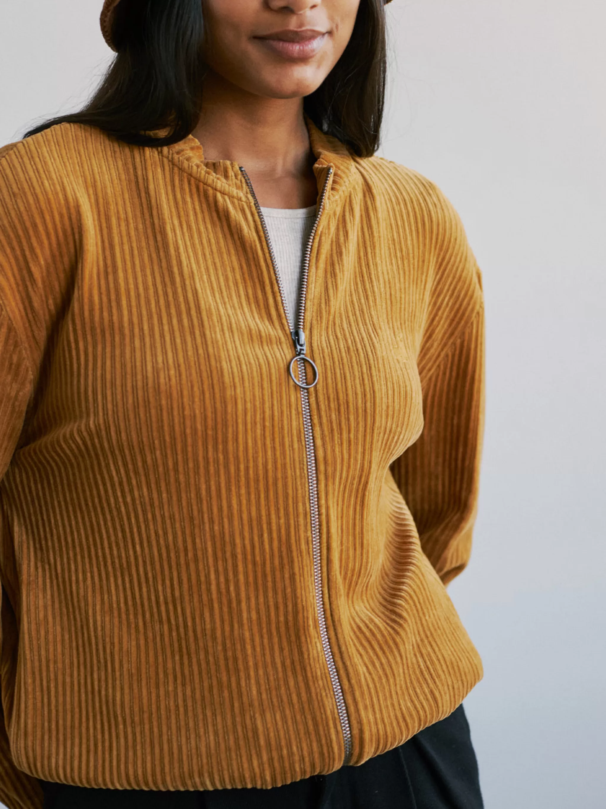 TWOTHIRDS Sweatshirts-Cadre Brun Dore