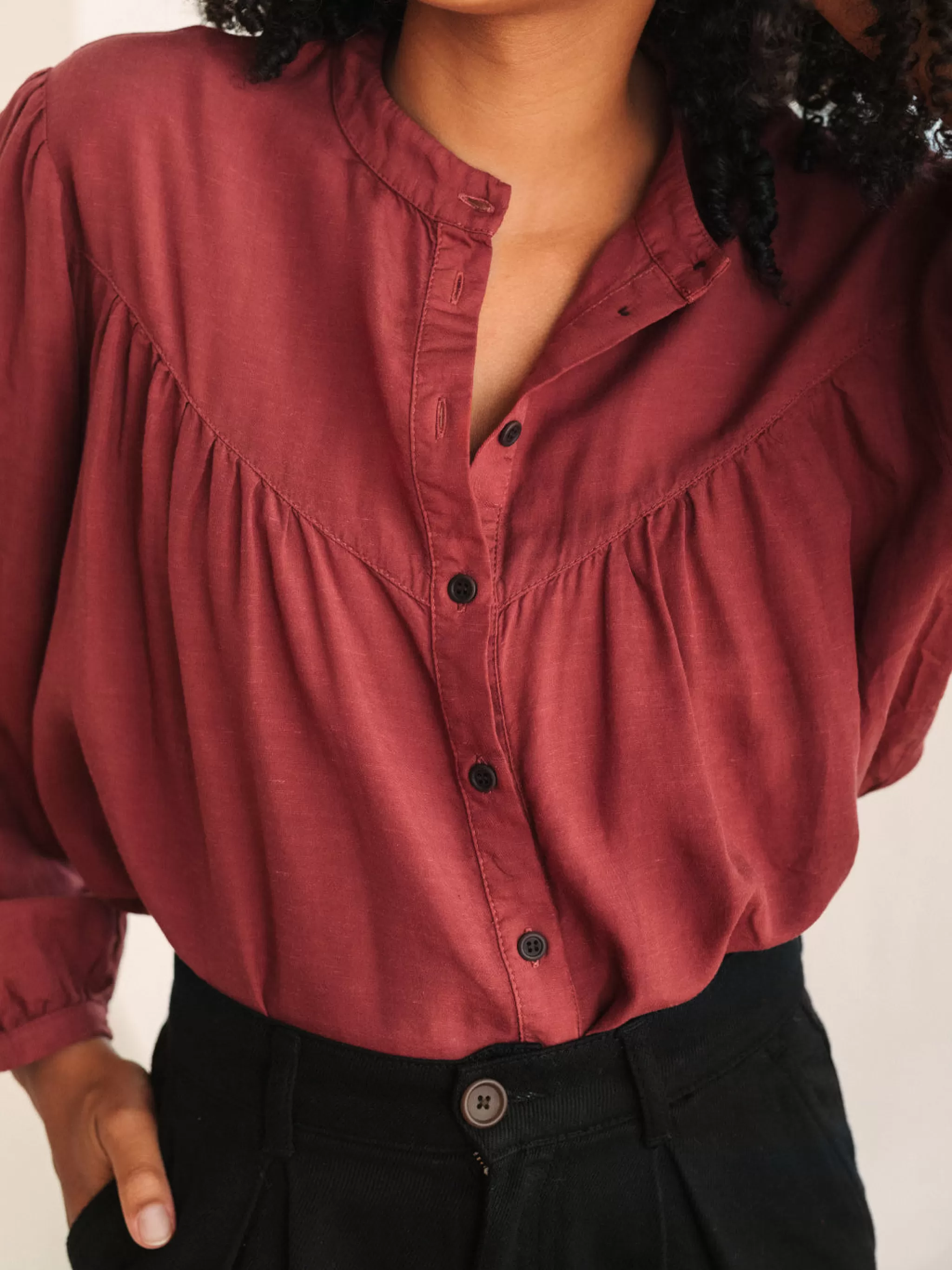 TWOTHIRDS Shirts-Campobello Rouge Mineral