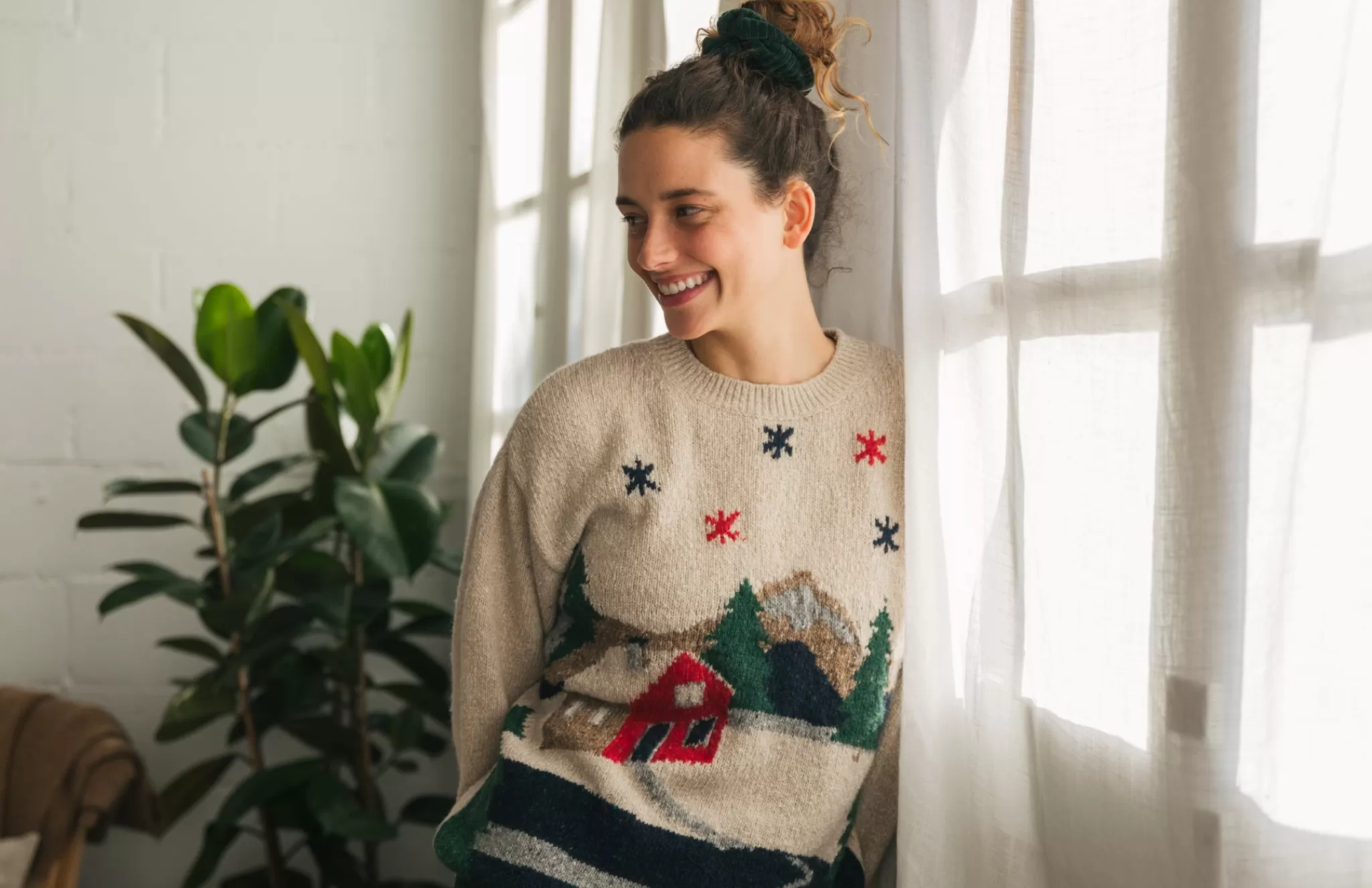 TWOTHIRDS Knits-Chiswell Paysage De Noel