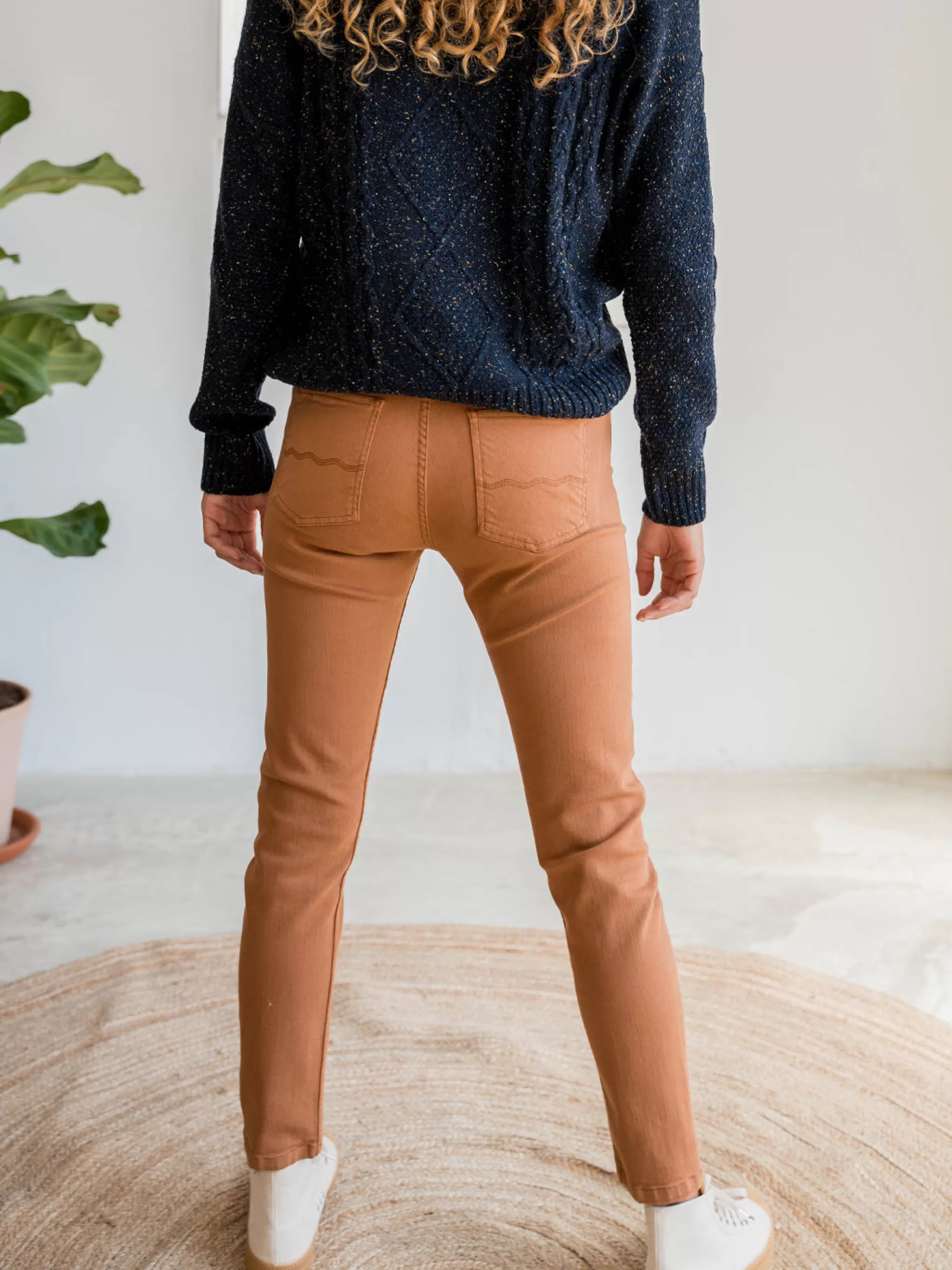 TWOTHIRDS Trousers-Cleopha Caramel