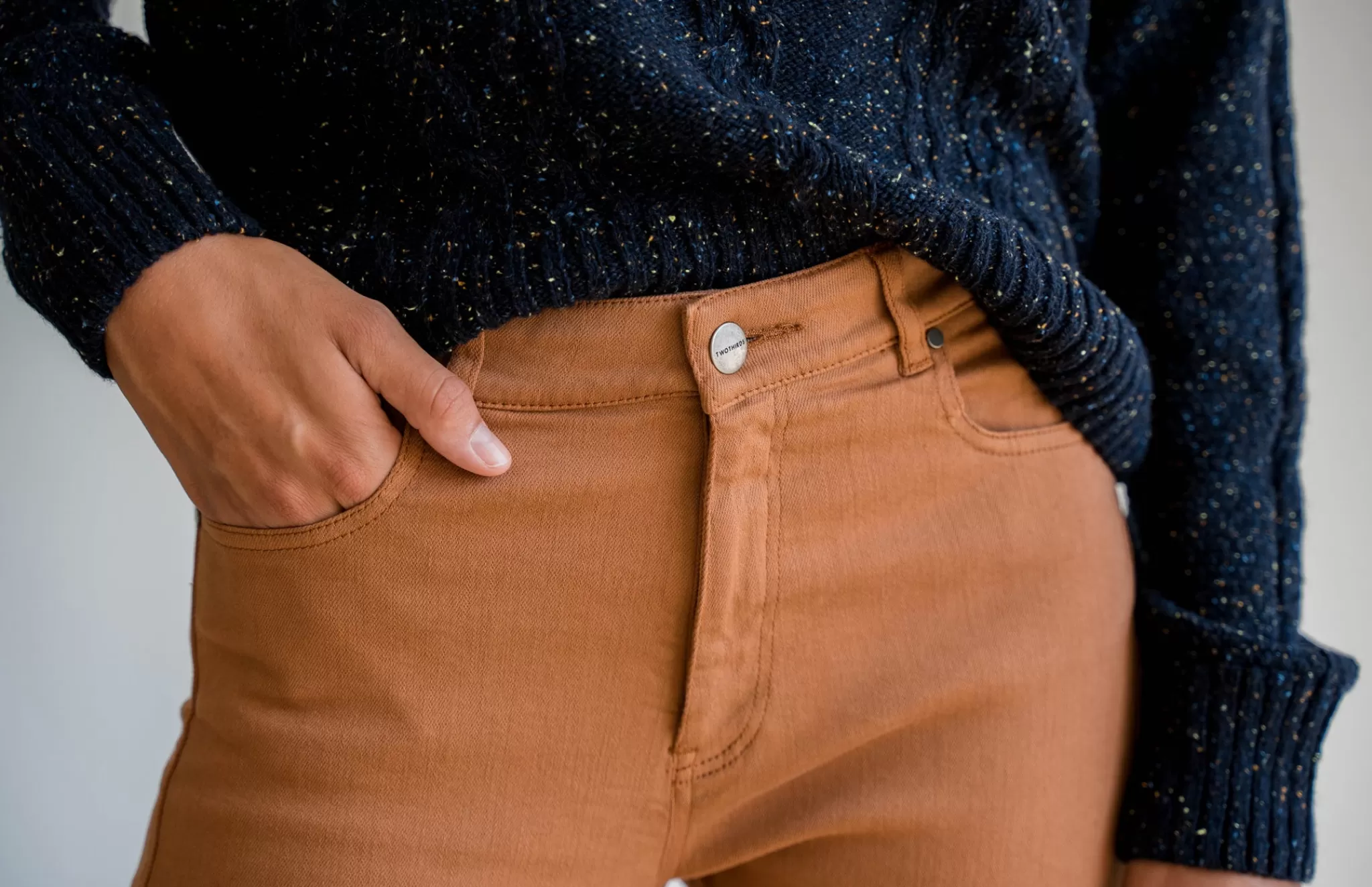 TWOTHIRDS Trousers-Cleopha Caramel