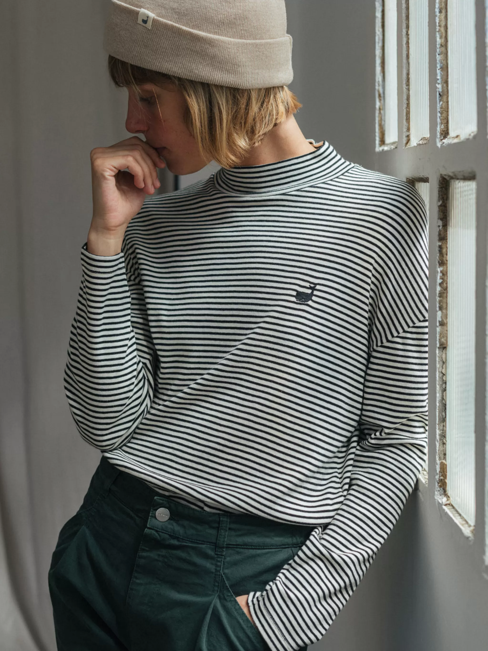 TWOTHIRDS Tops-Corcovado Rayures Noires Et Blanches