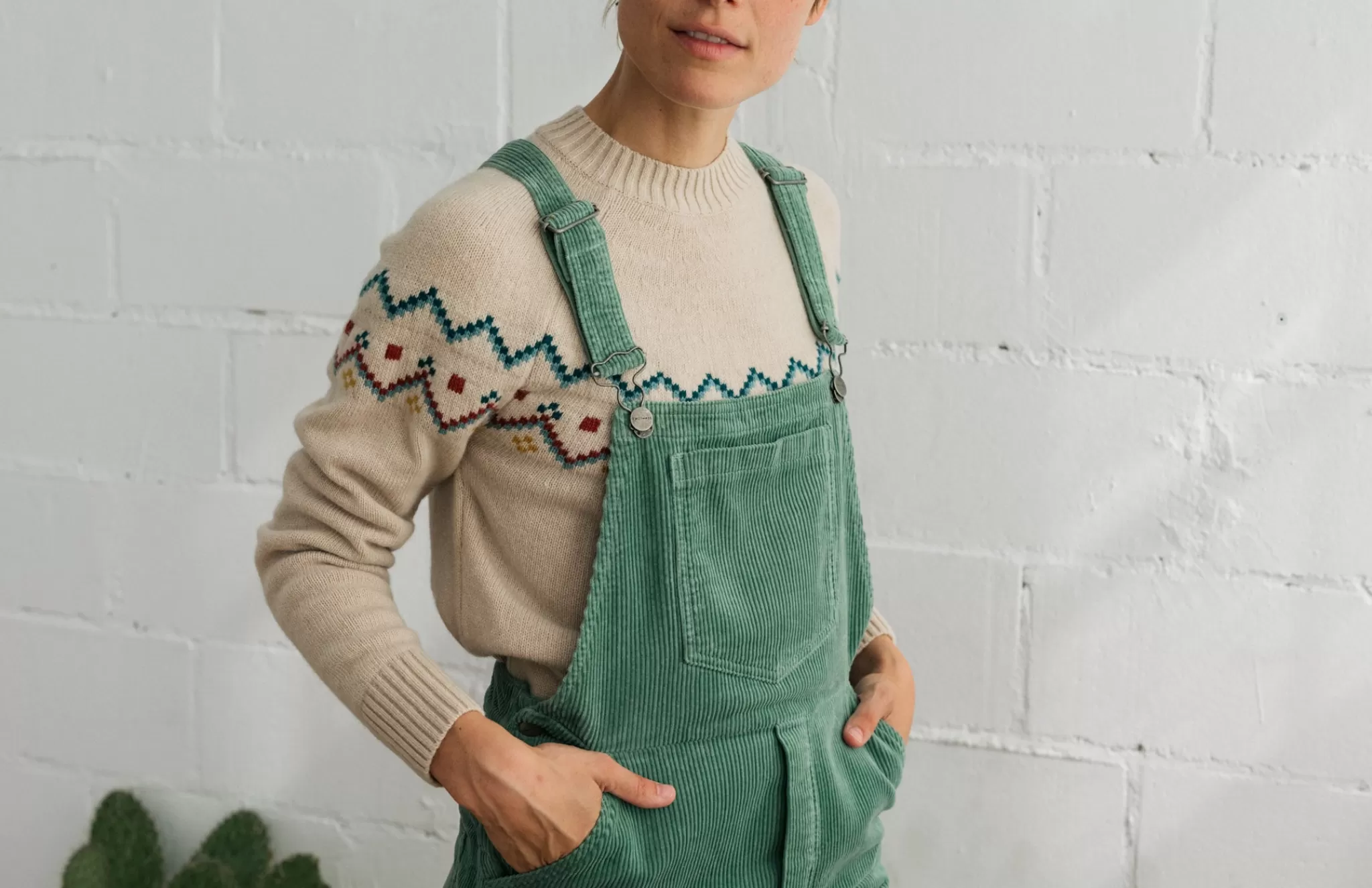 TWOTHIRDS Jumpsuits-Correa Vert Delave