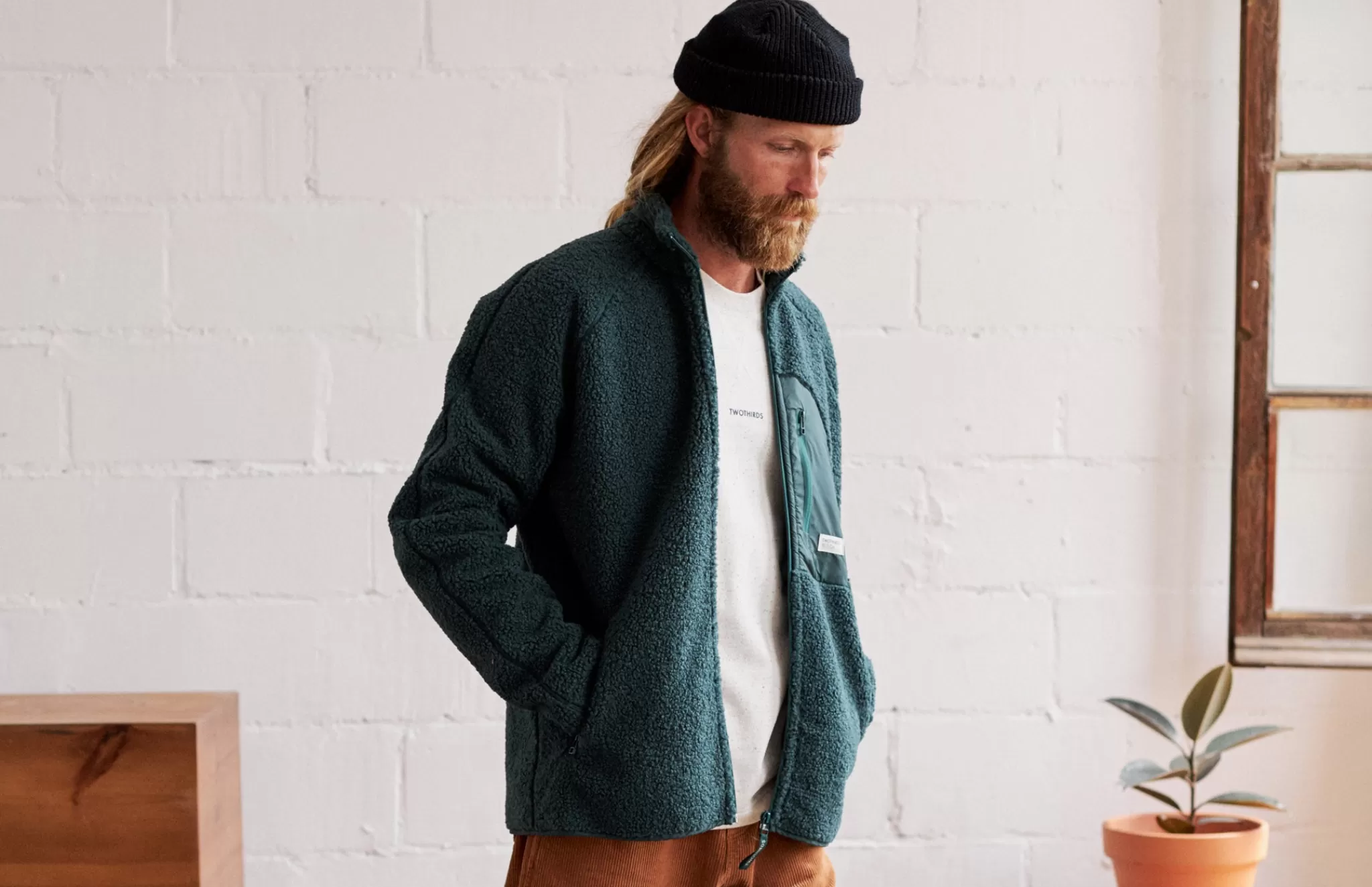 TWOTHIRDS Jackets-Cortegada Vert Fonce