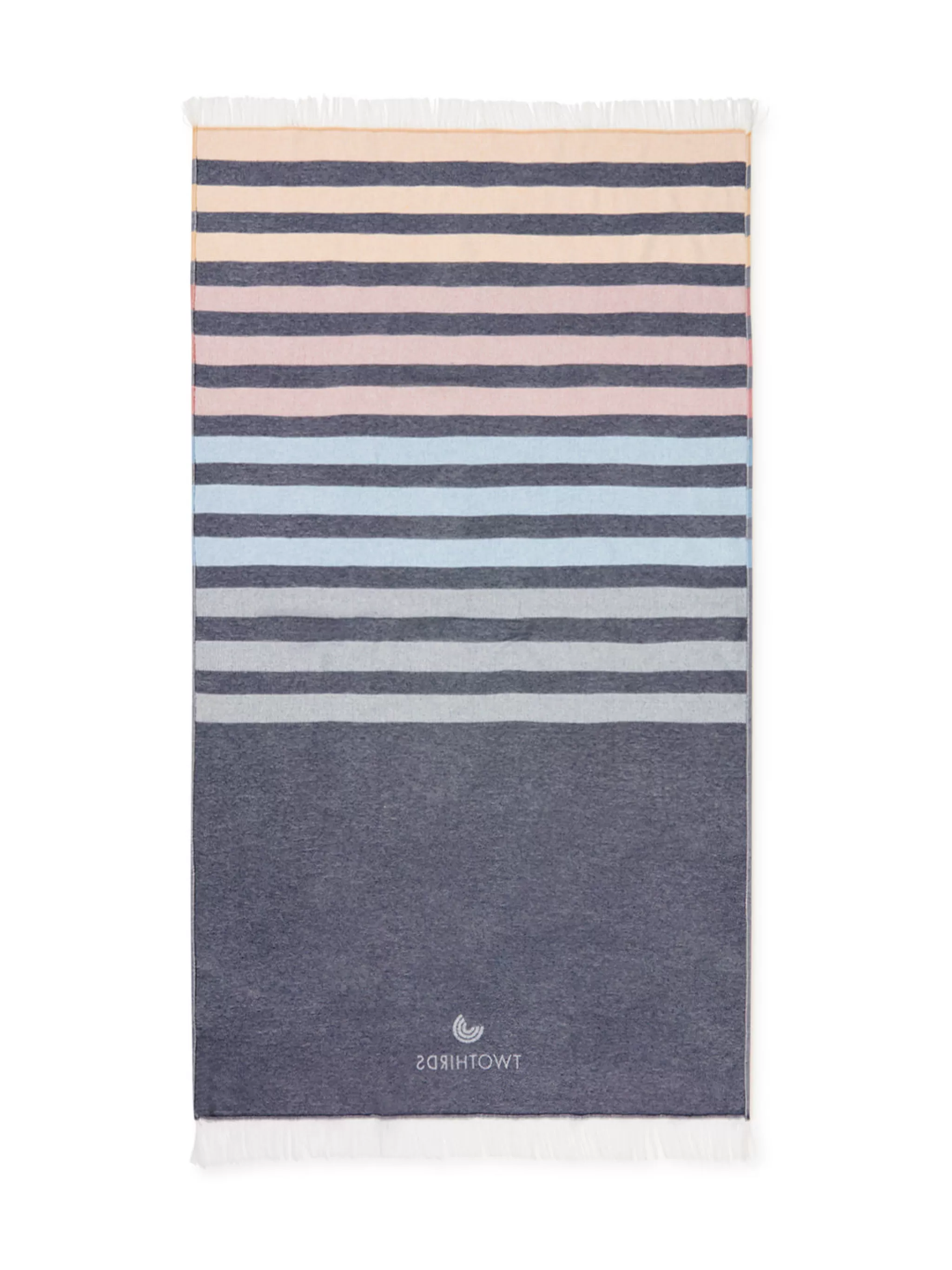TWOTHIRDS Les Serviettes-Couleur Du Bloc De Serviettes De Voyage Rayures