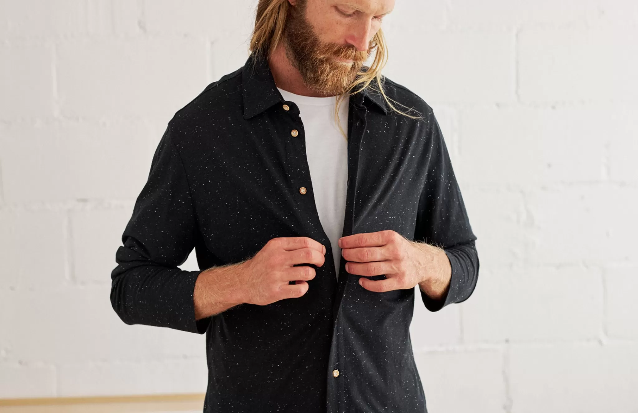 TWOTHIRDS Shirts-Dalice Neps Noir Et Blanc