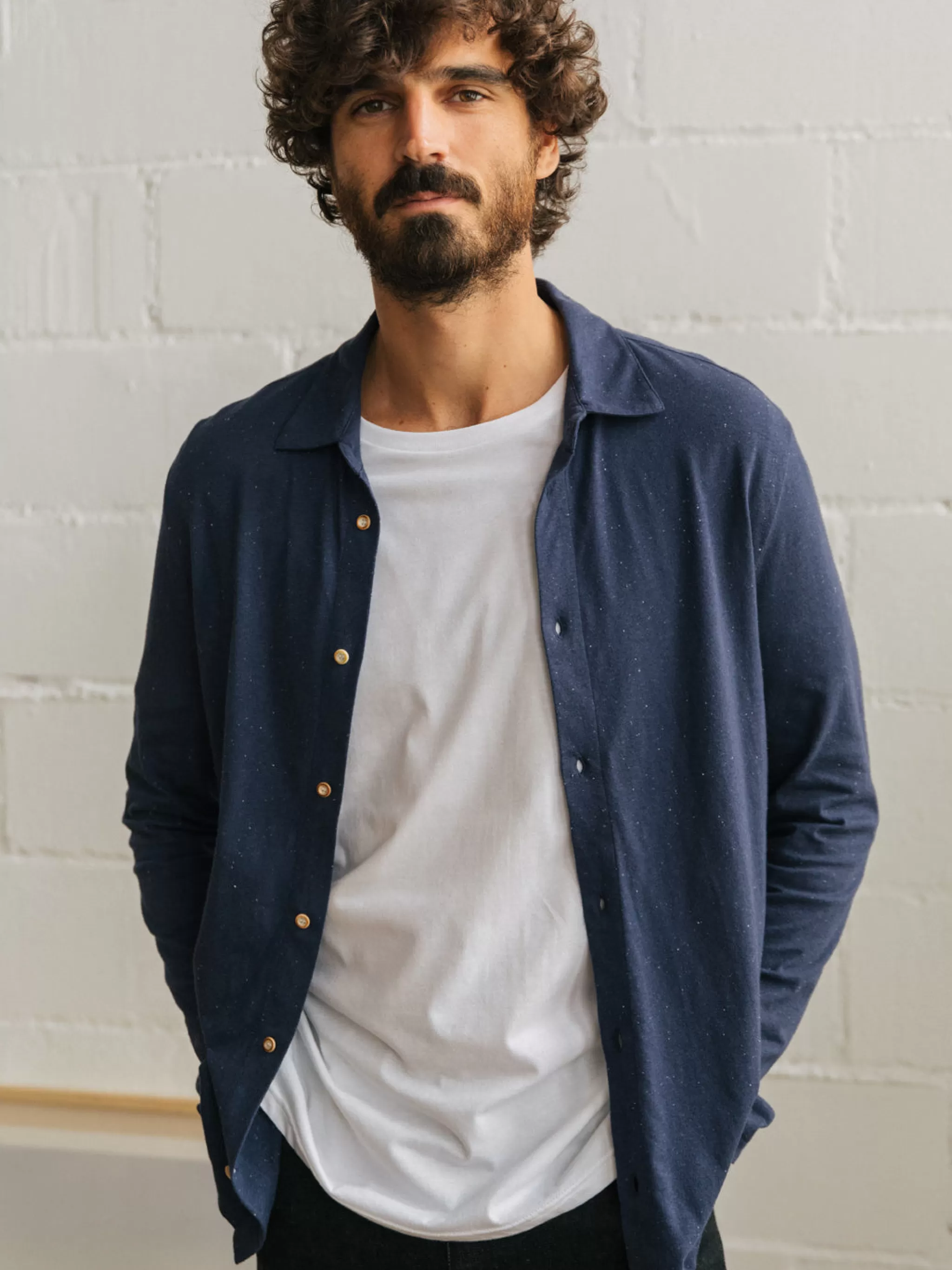 TWOTHIRDS Shirts-Dalice Bleu Marine