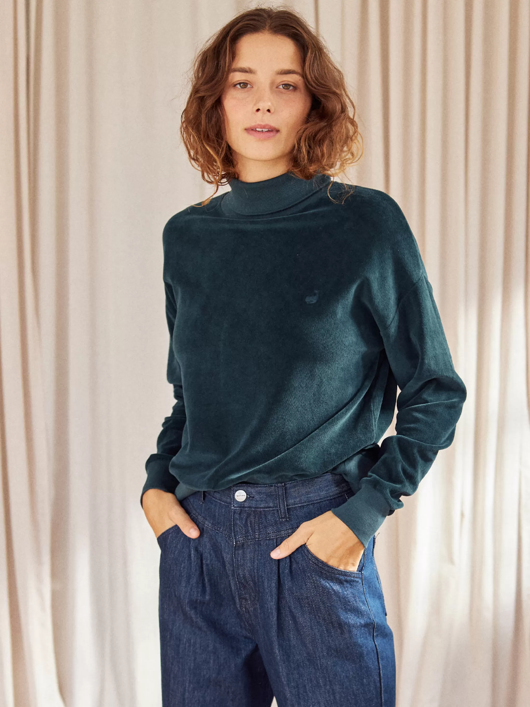 TWOTHIRDS Sweatshirts-Dundee Lac Profond