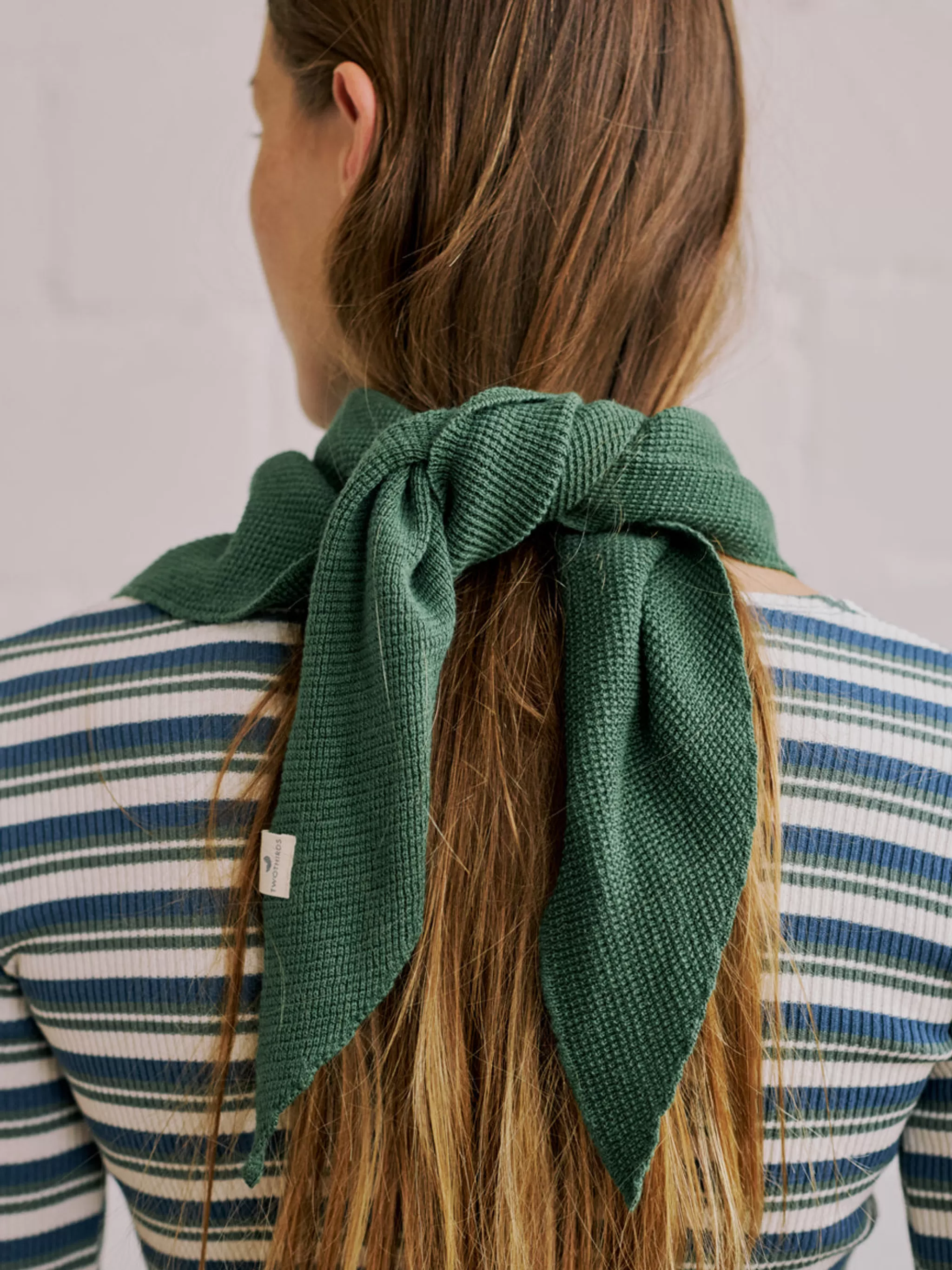 TWOTHIRDS Cravates-Echarpe En Tricot Vert