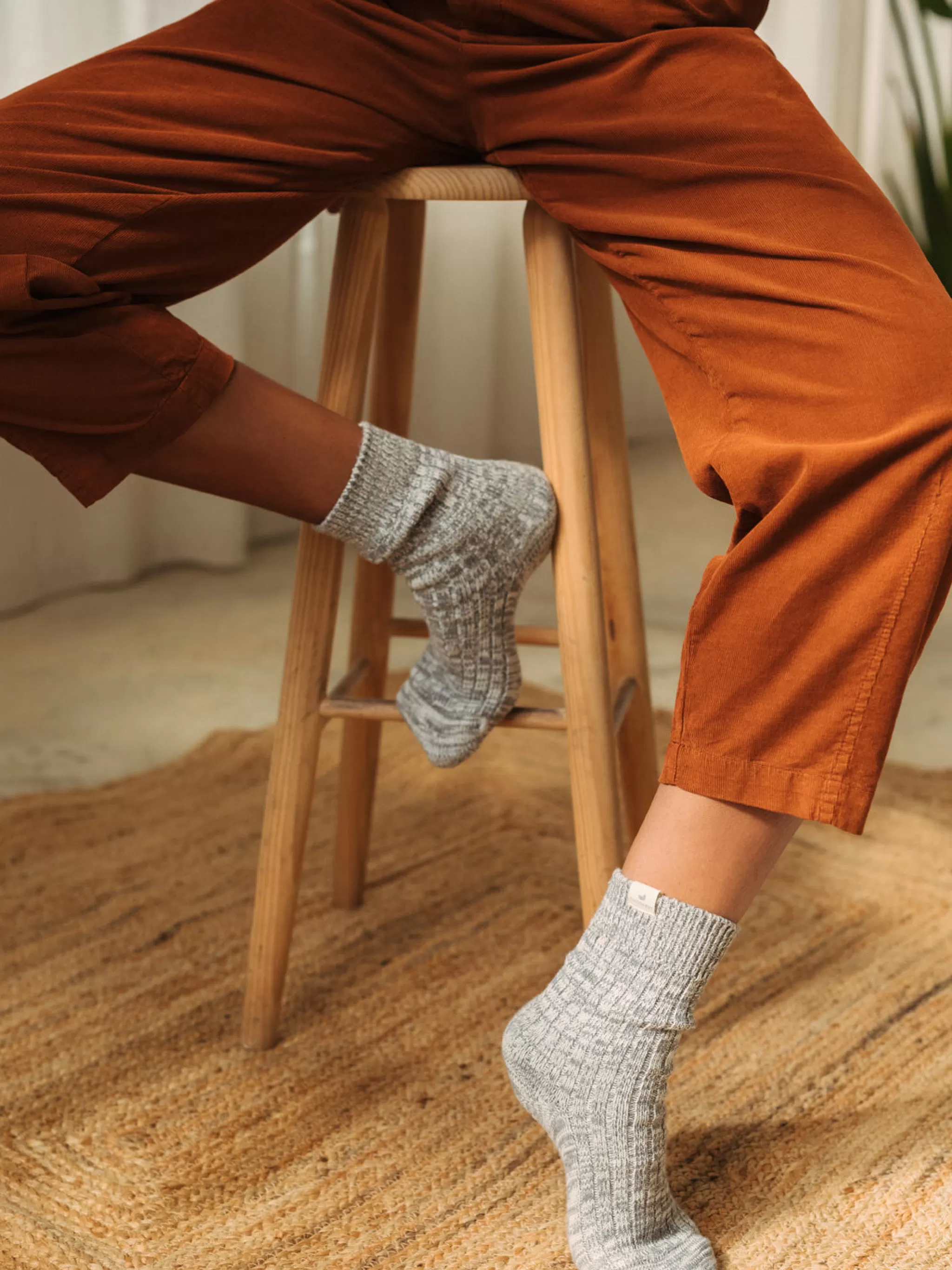 TWOTHIRDS Trousers-Elafonissi Caramel Au Beurre