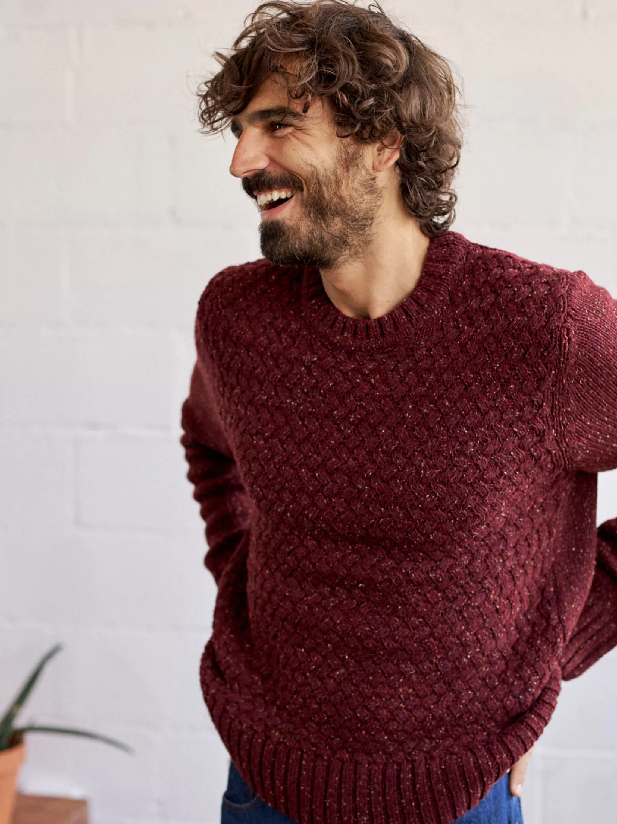 TWOTHIRDS Knits-Esciros Neps Multicolore Bordeaux