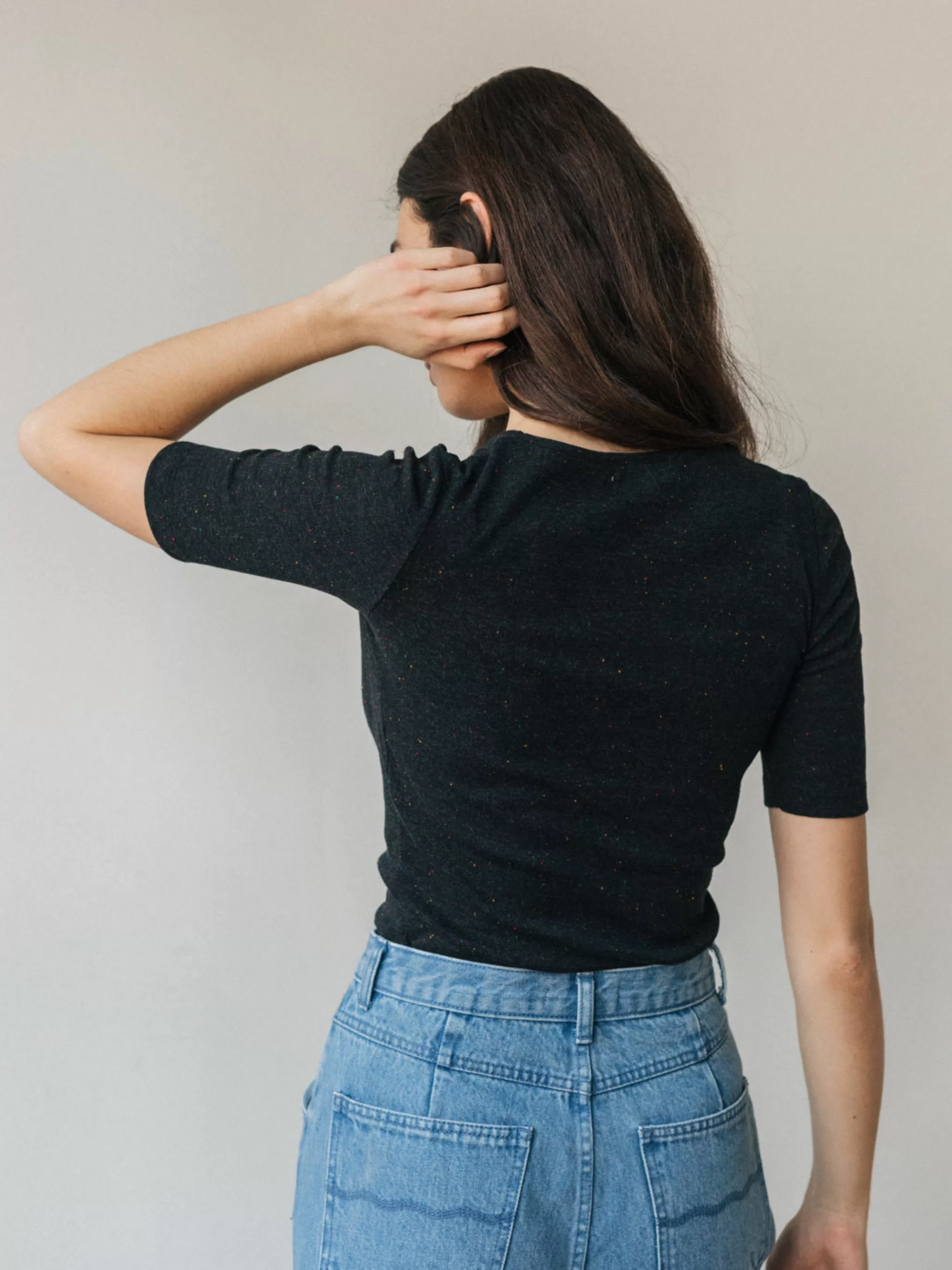 TWOTHIRDS Tops-Esperance Neps Multicolores Noirs