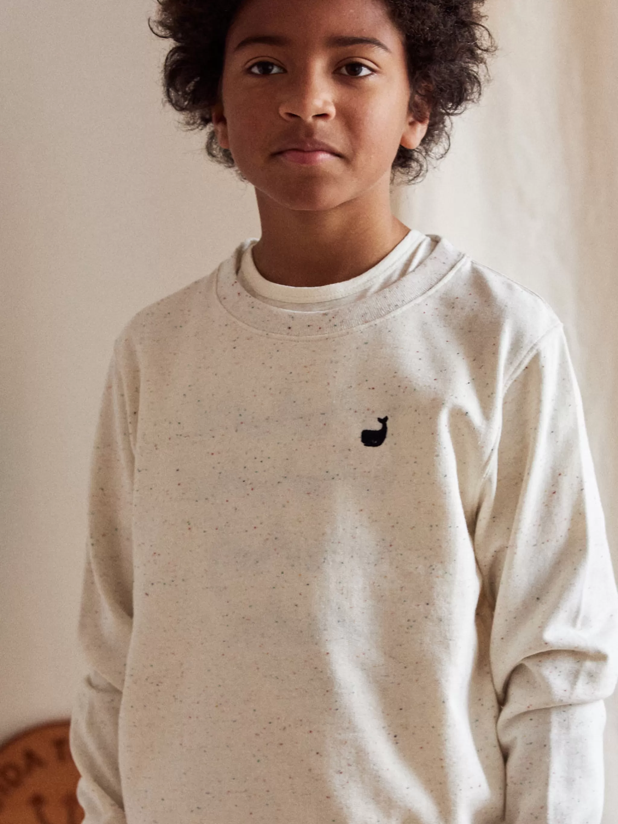 TWOTHIRDS Tops-Farrell Ecru Avec Neps Multicolores