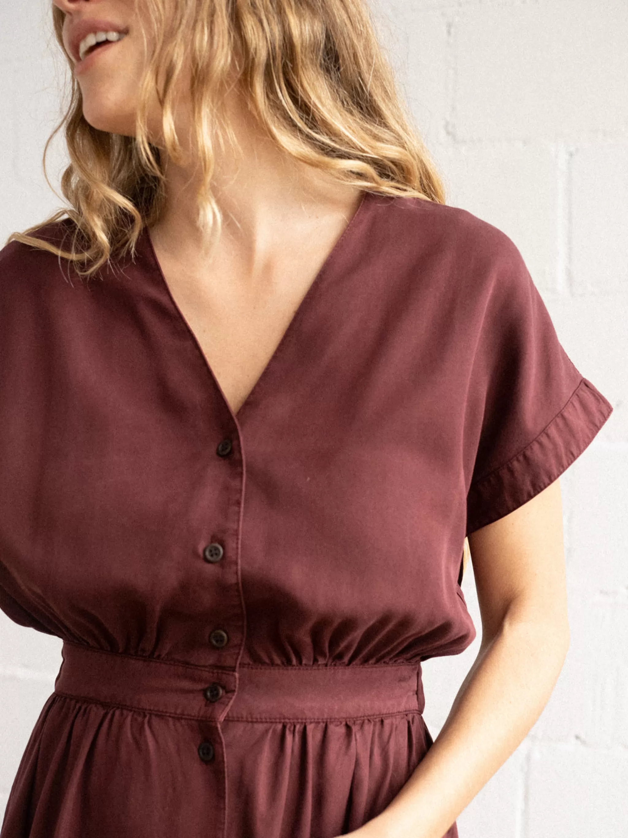 TWOTHIRDS Dresses-Folegandros Madden Brun