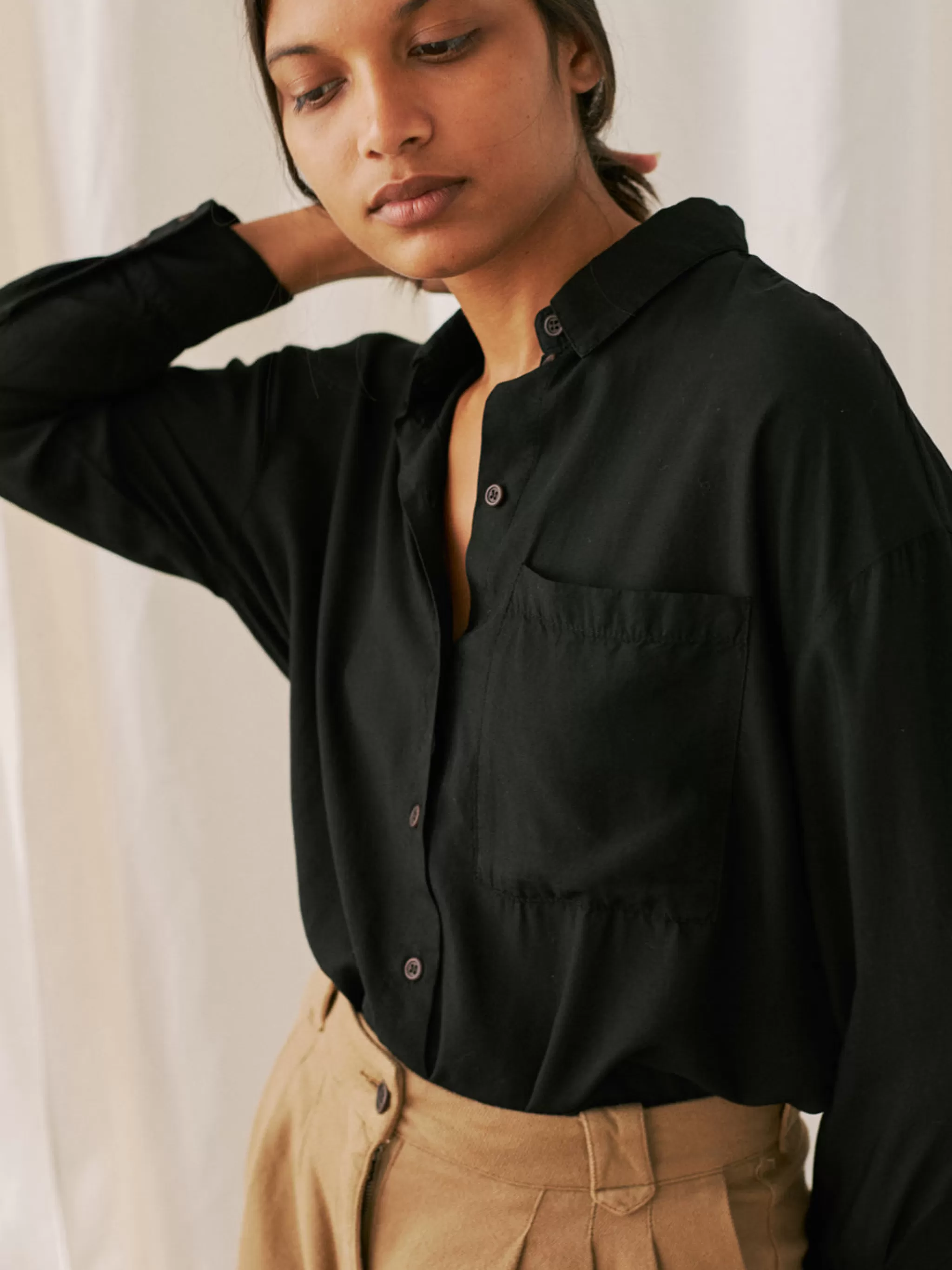 TWOTHIRDS Shirts-Gibbs Noir