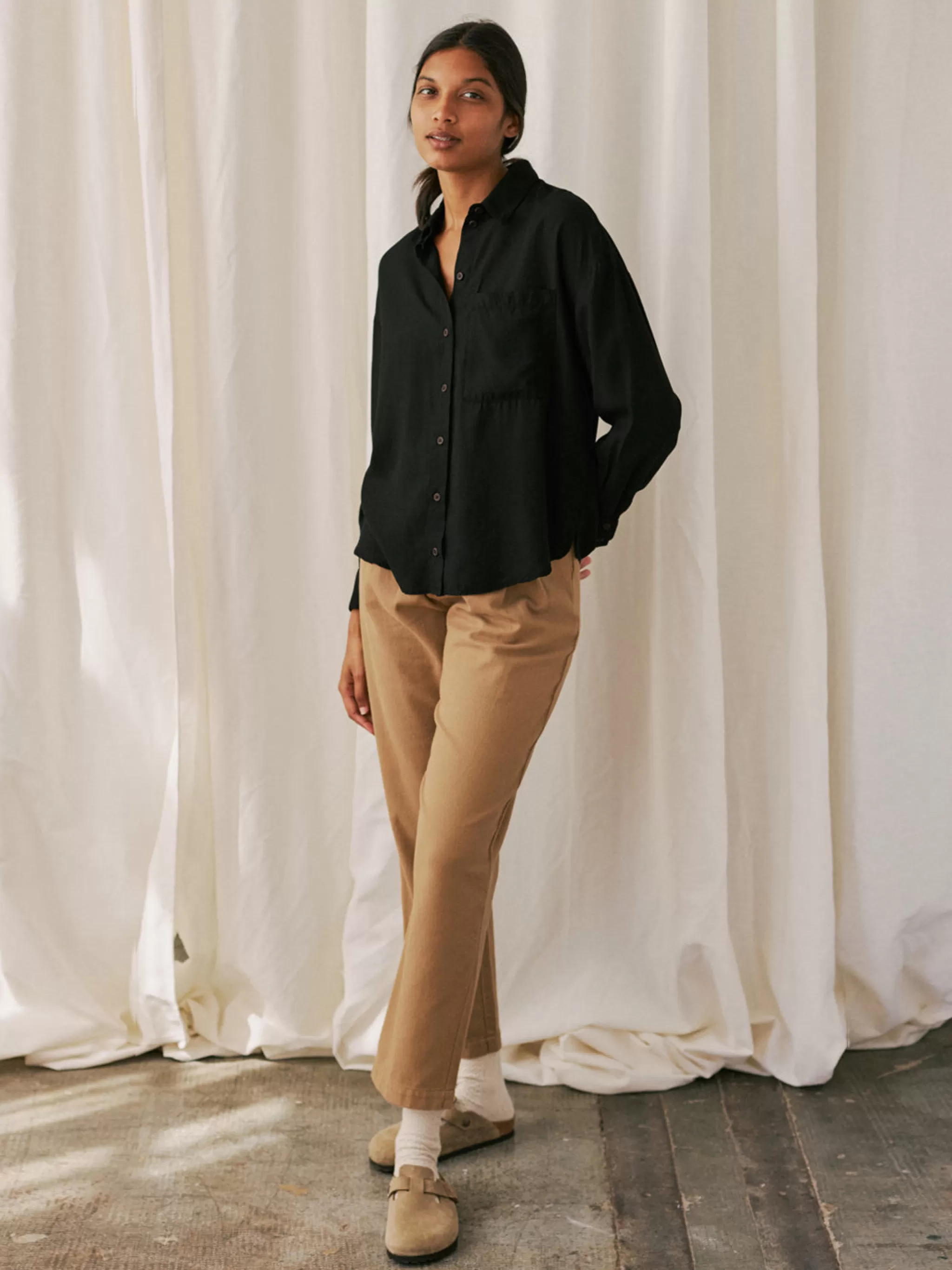 TWOTHIRDS Shirts-Gibbs Noir