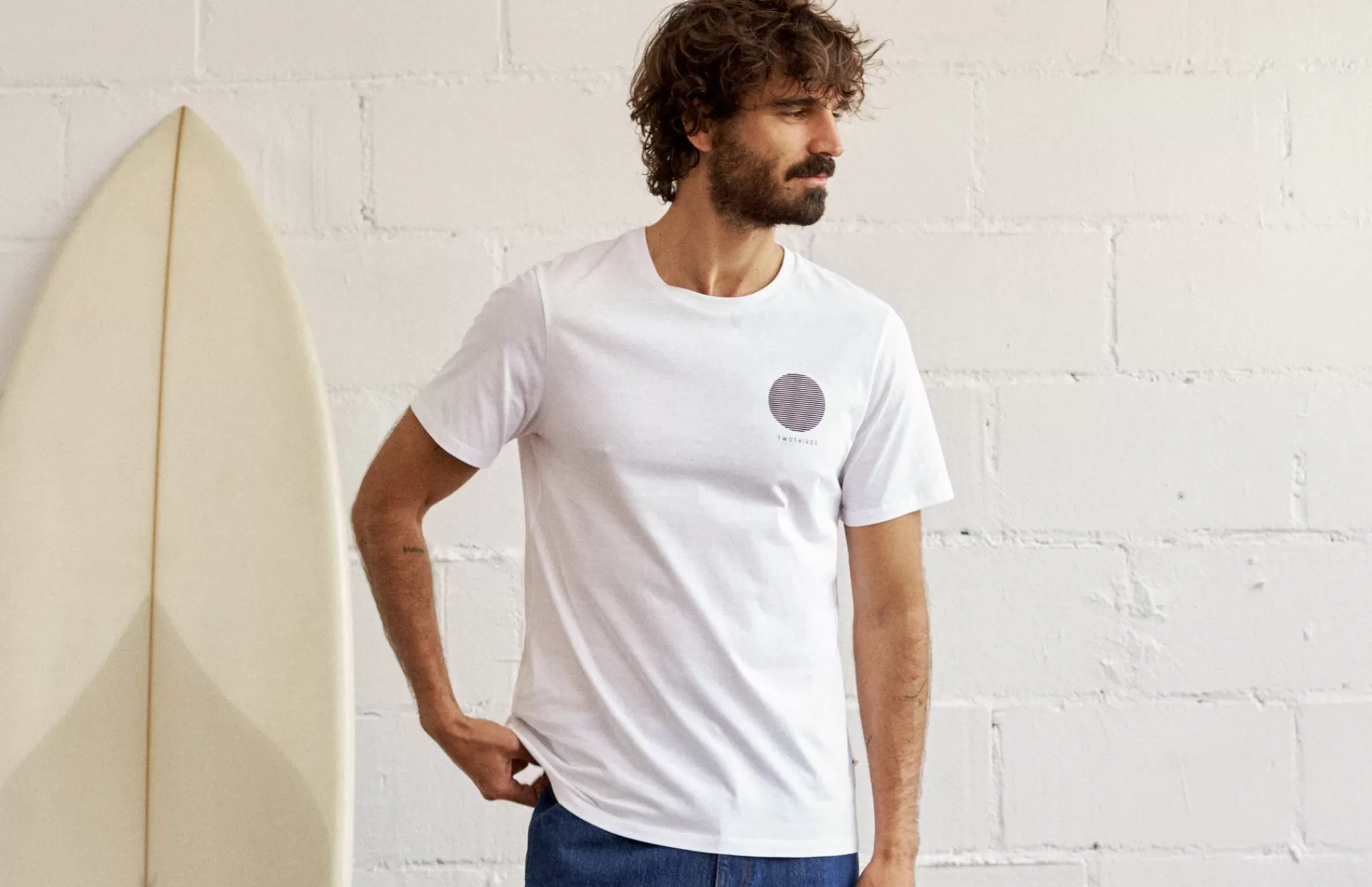 TWOTHIRDS T-Shirts-Grantham Blanc