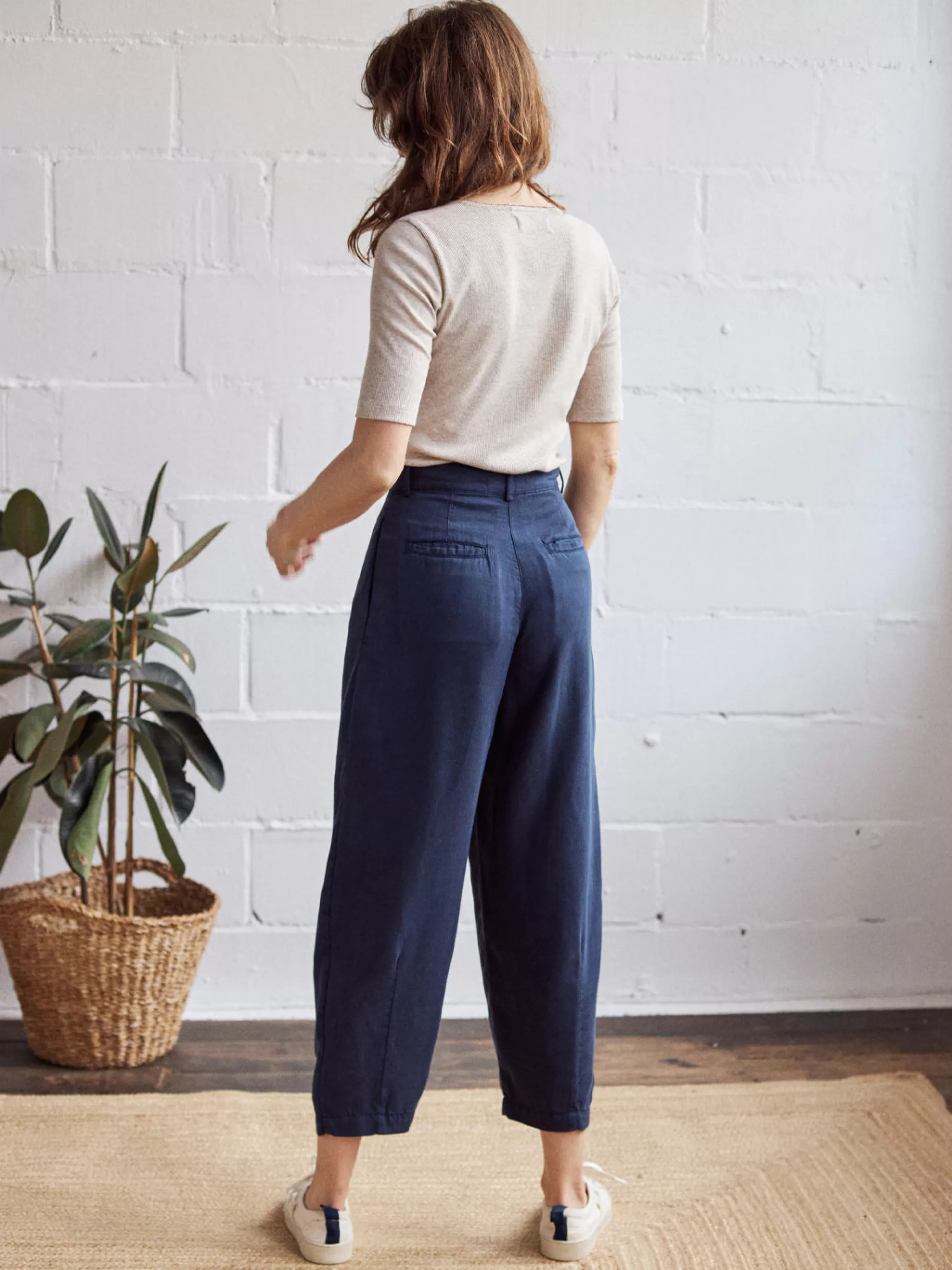 TWOTHIRDS Trousers-Haruku Nuit Bleue