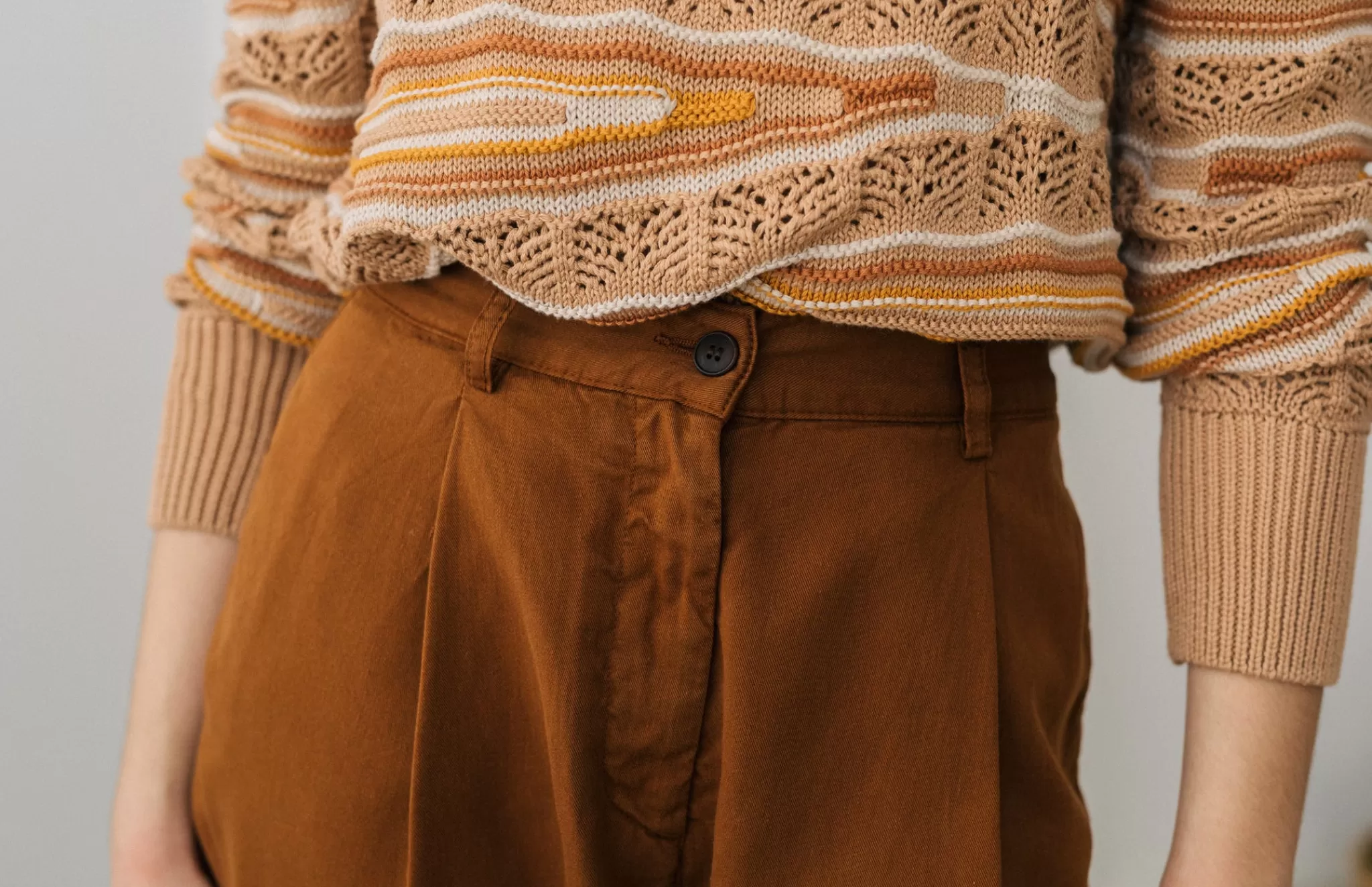 TWOTHIRDS Trousers-Haruku Vieil Or