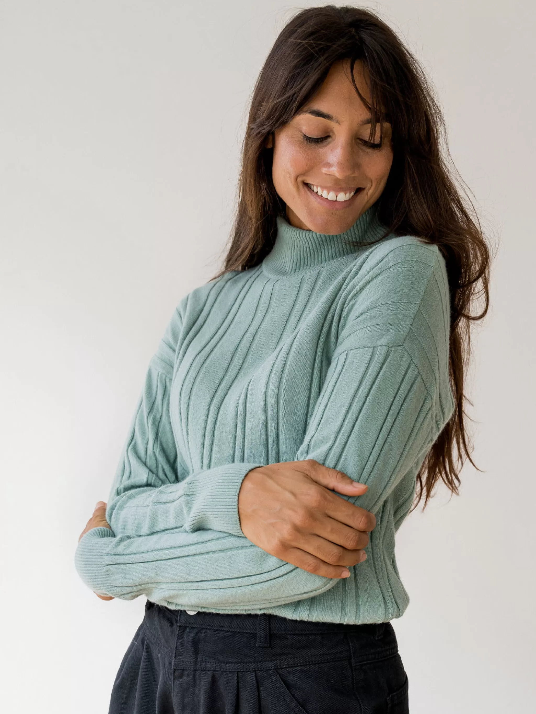 TWOTHIRDS Knits-Holt Aqua Poussiereux