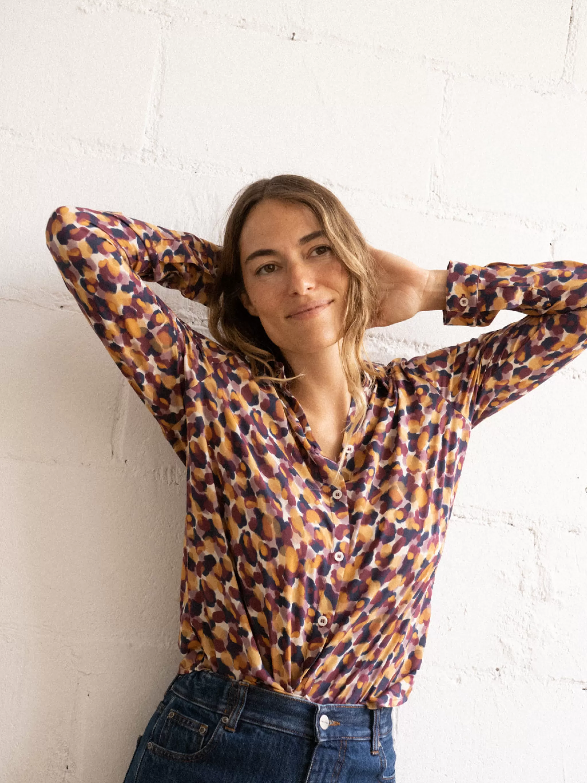 TWOTHIRDS Shirts-Homonhon Points Abstraits