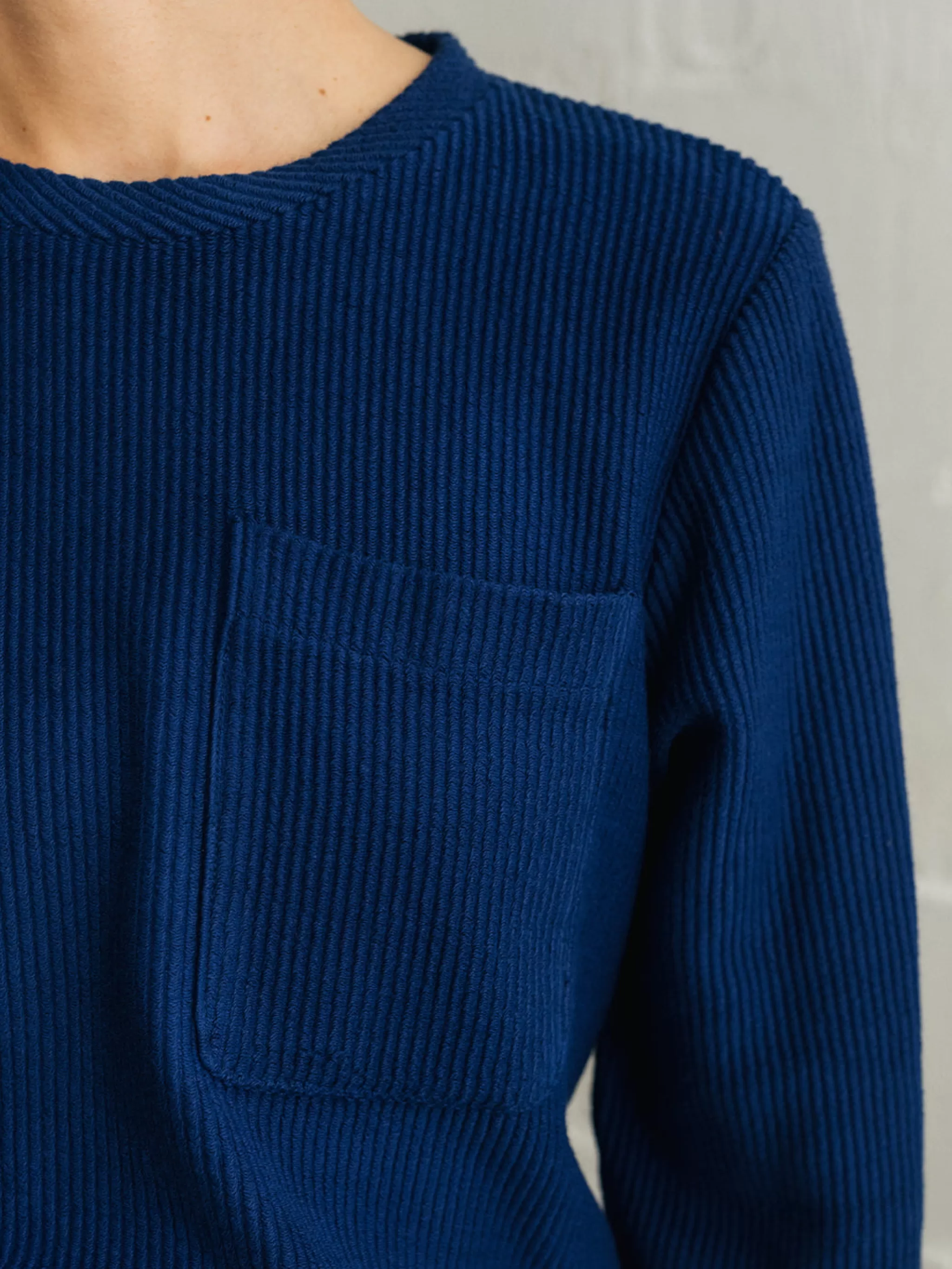 TWOTHIRDS Sweatshirts-Janus Bleu Cobalt