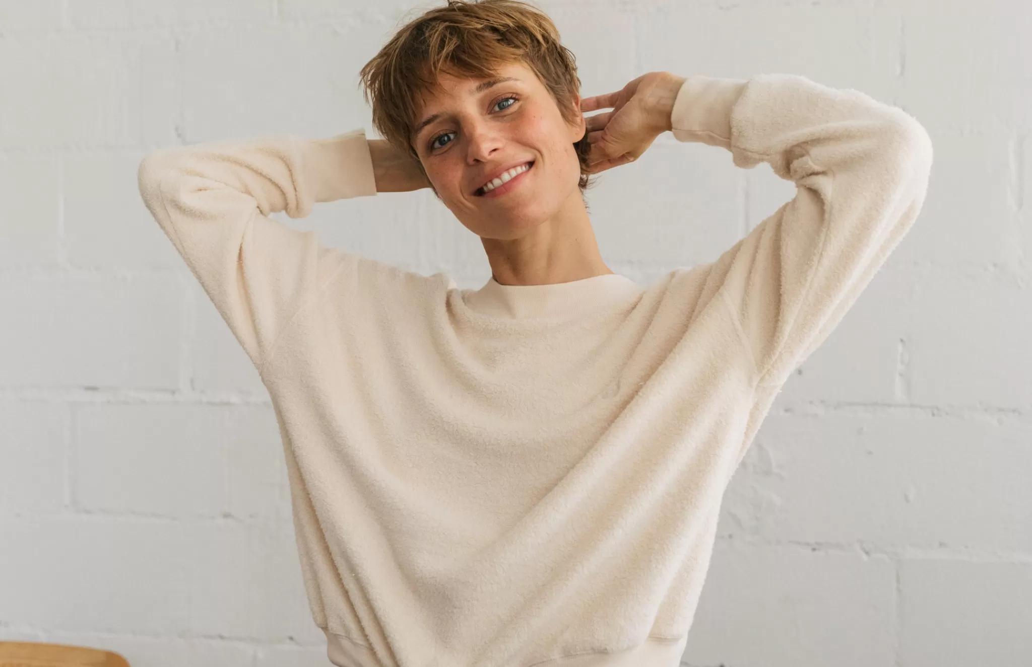 TWOTHIRDS Sweatshirts-Jurien Ecru