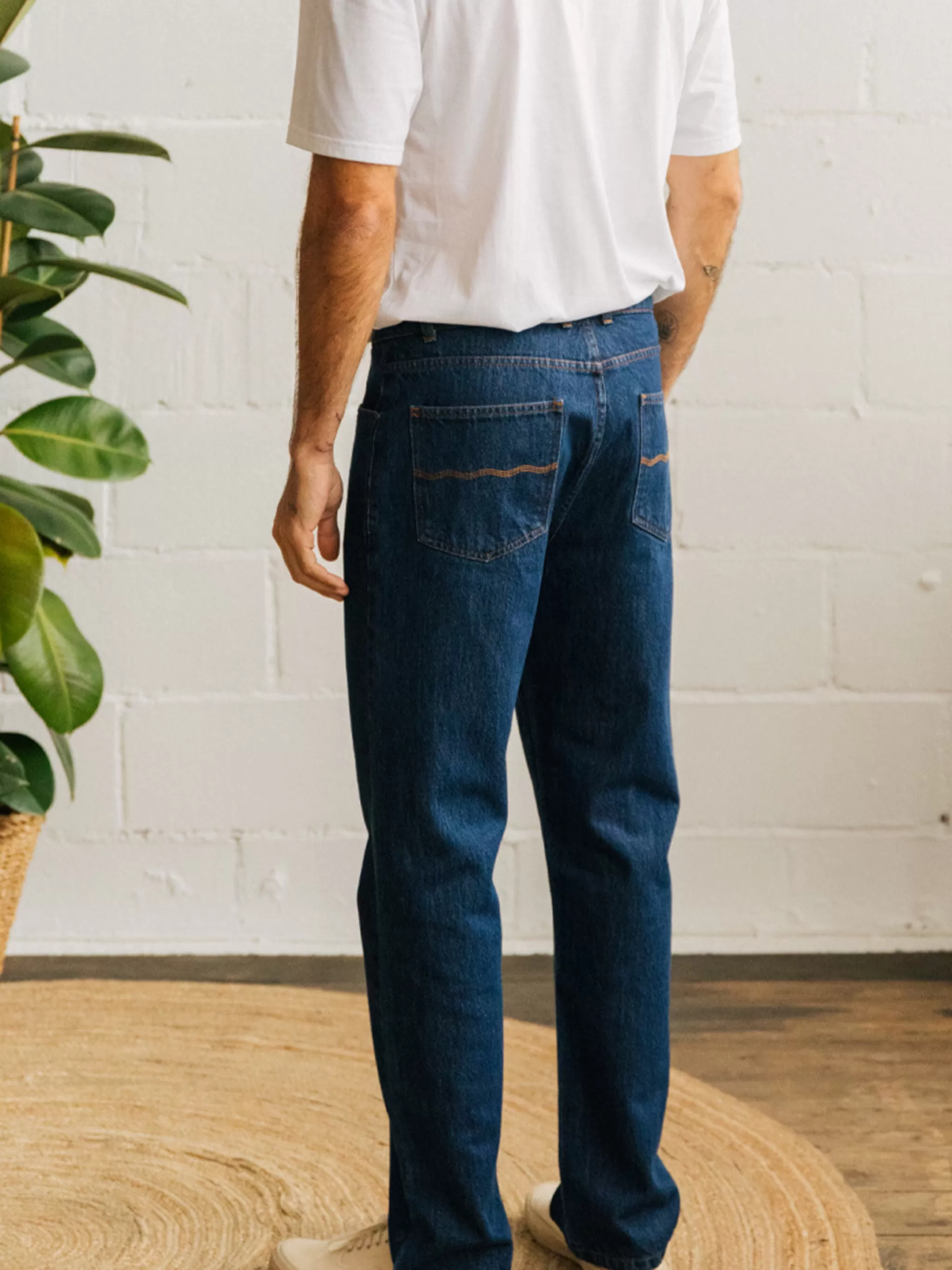 TWOTHIRDS Trousers-Kabara Bleu Moyen