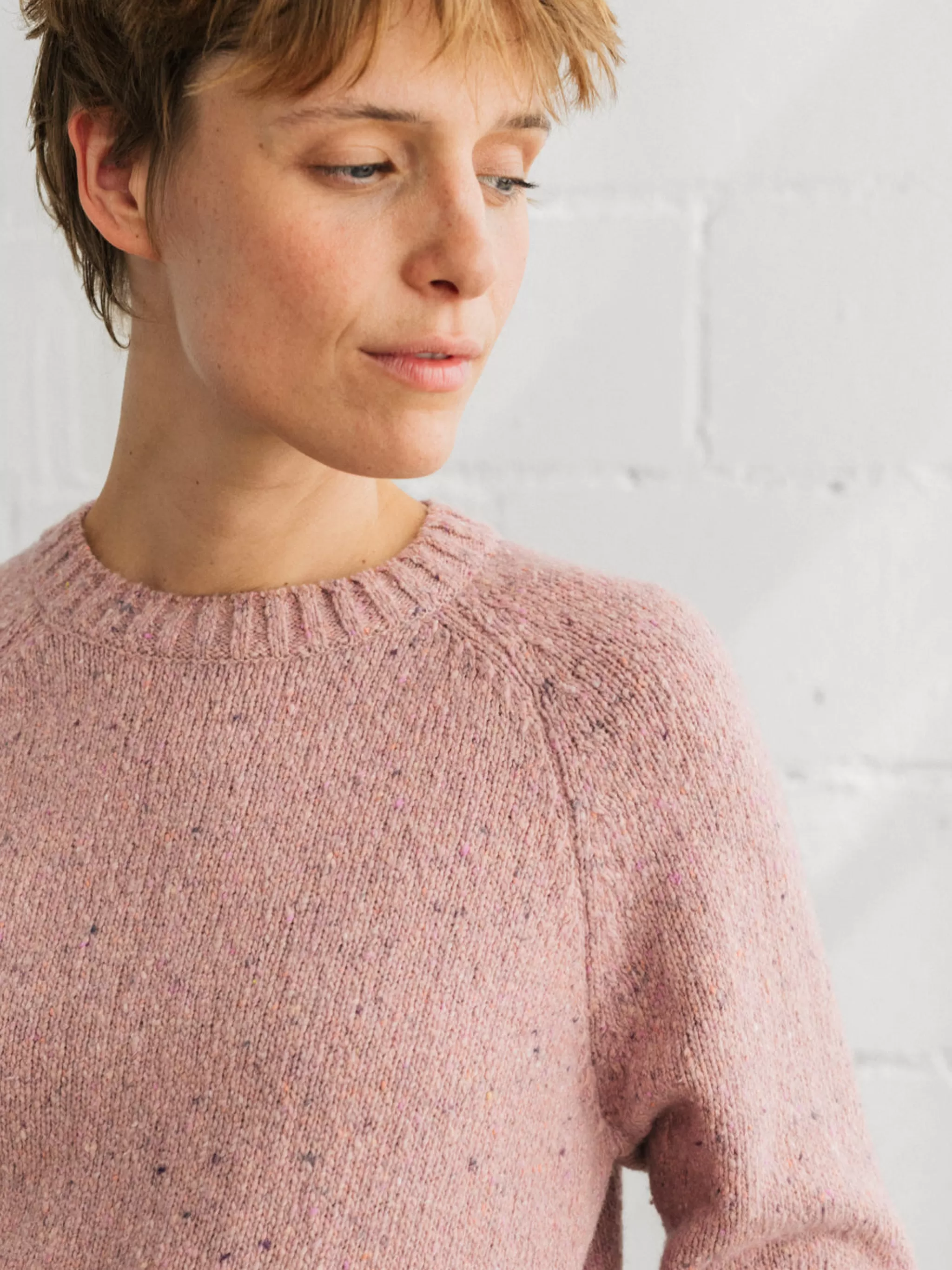 TWOTHIRDS Knits-Kalimnos Neps Multicolore Rose