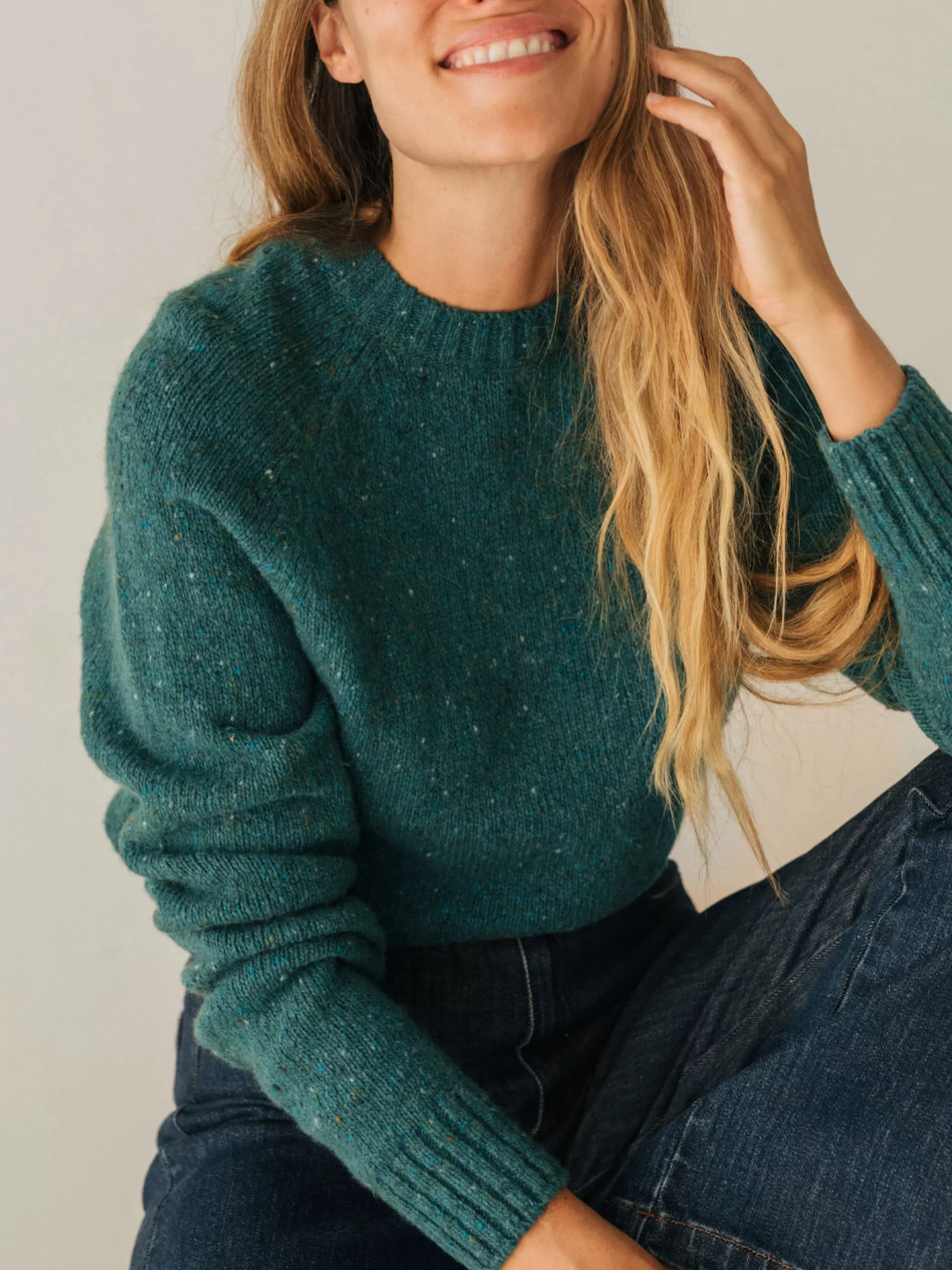 TWOTHIRDS Knits-Kalimnos Neps Multicolore Bleu