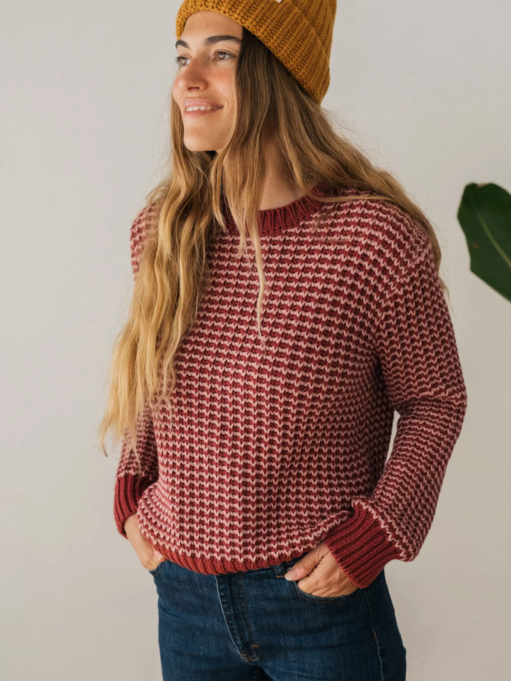 TWOTHIRDS Knits-Katiu Bicolore Rose