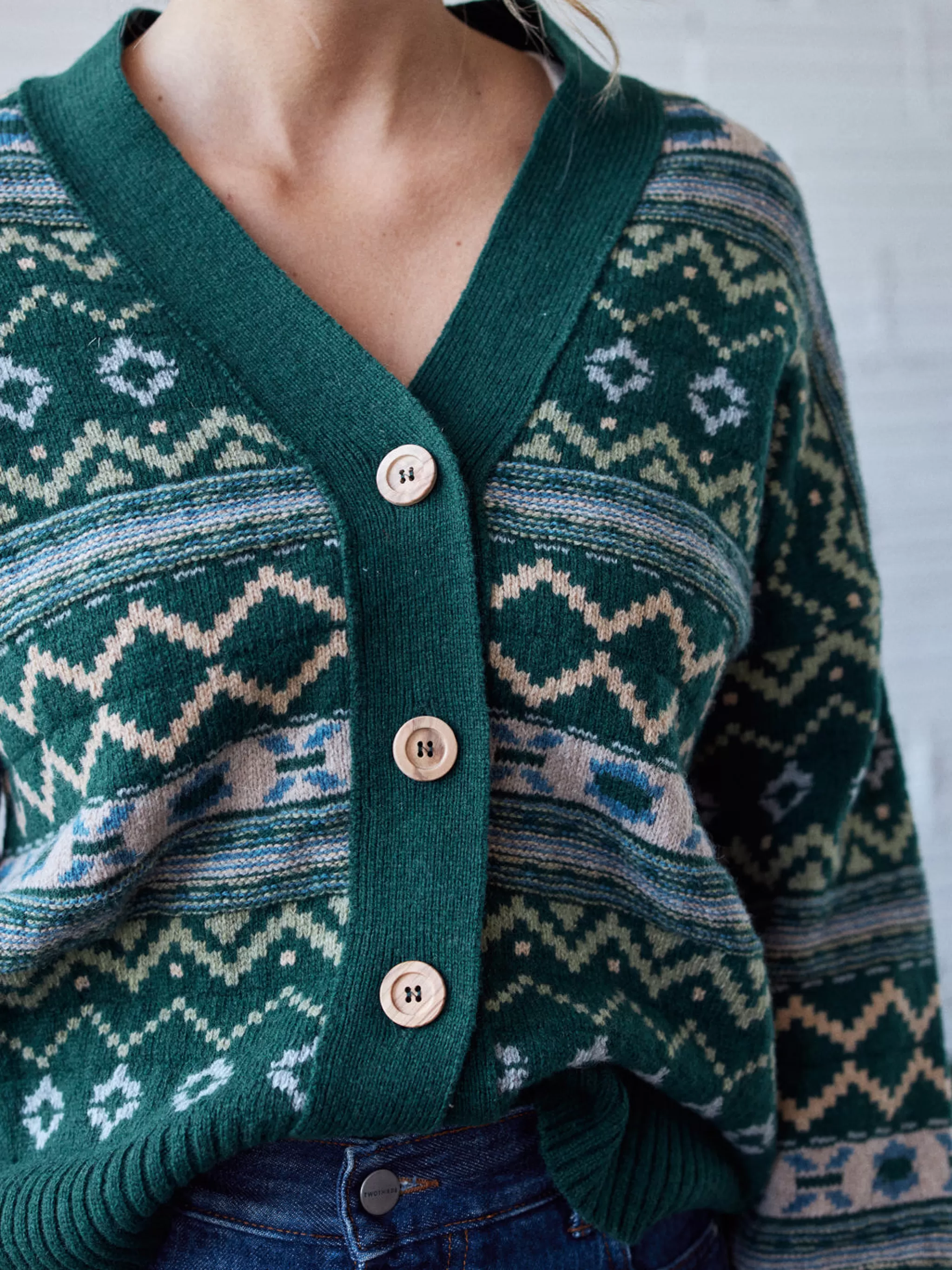 TWOTHIRDS Knits-Kaula Vert Profond