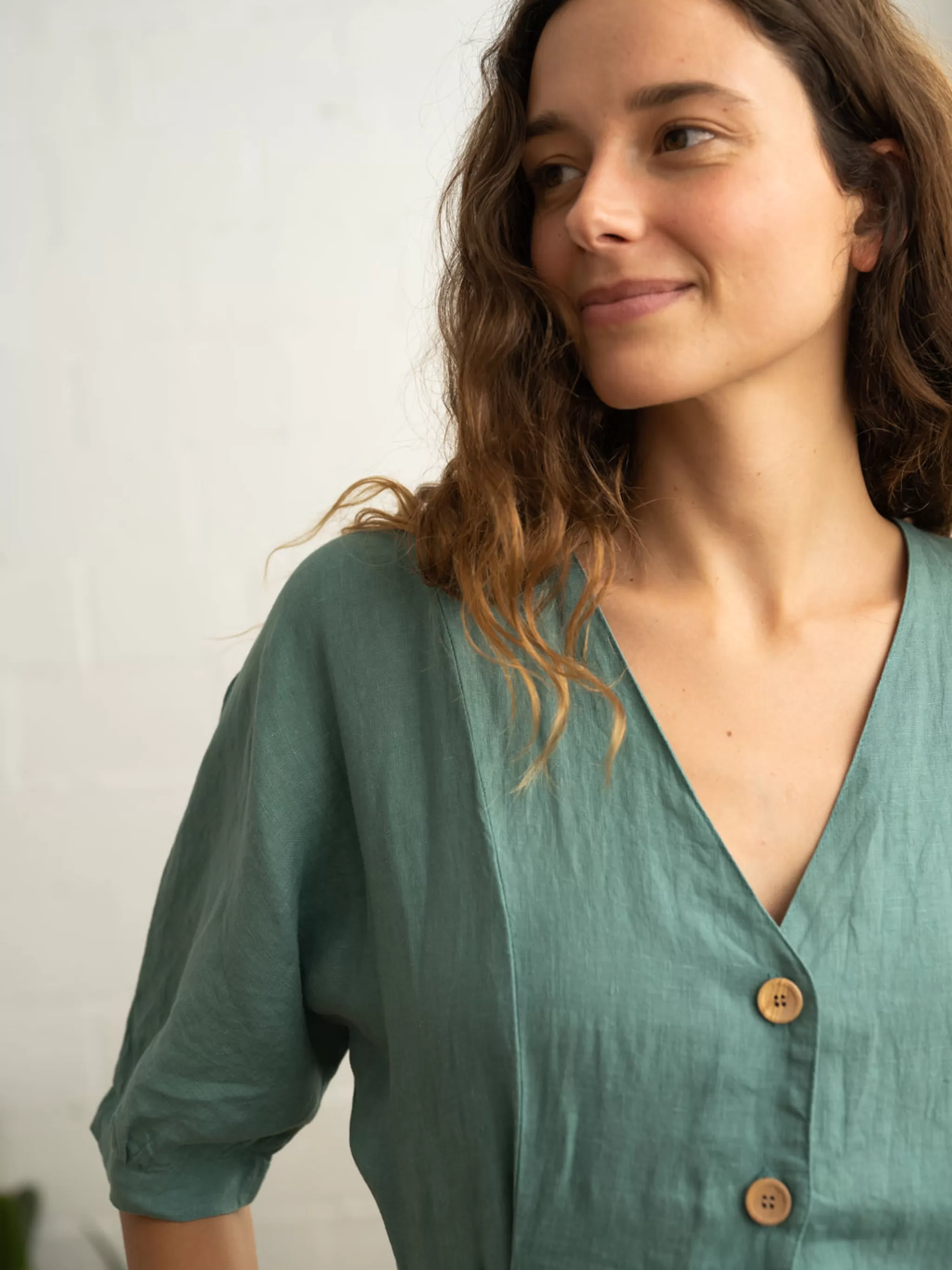 TWOTHIRDS Dresses-Kawau Vert Cascade